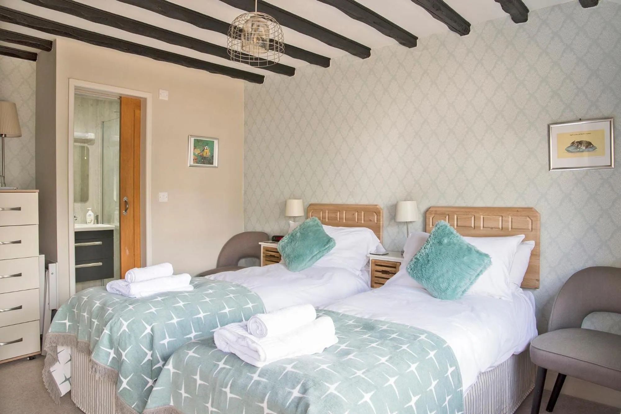 Bedroom, Bed in Hawthorn Farm Guest House