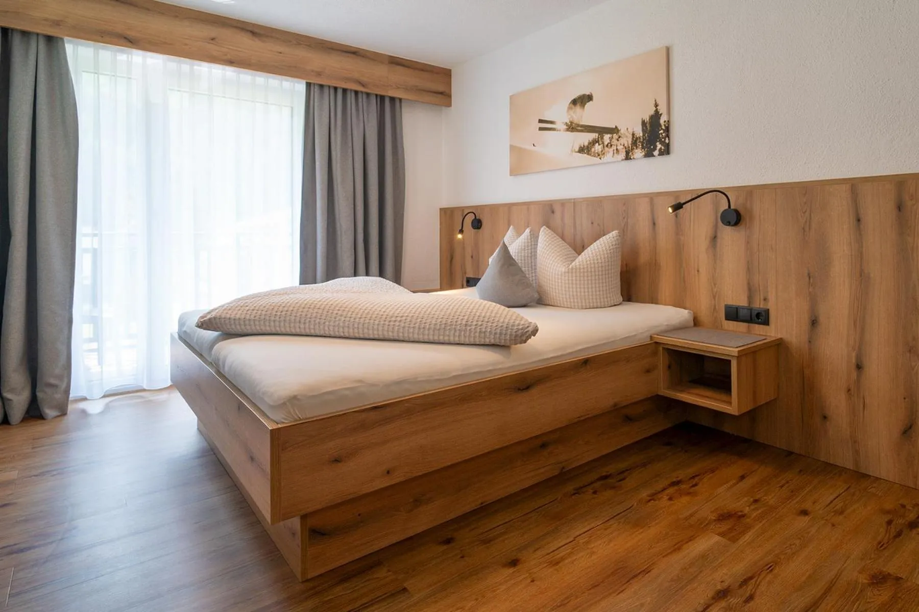 Bed in LEOPOLDINE Apart Zimmer