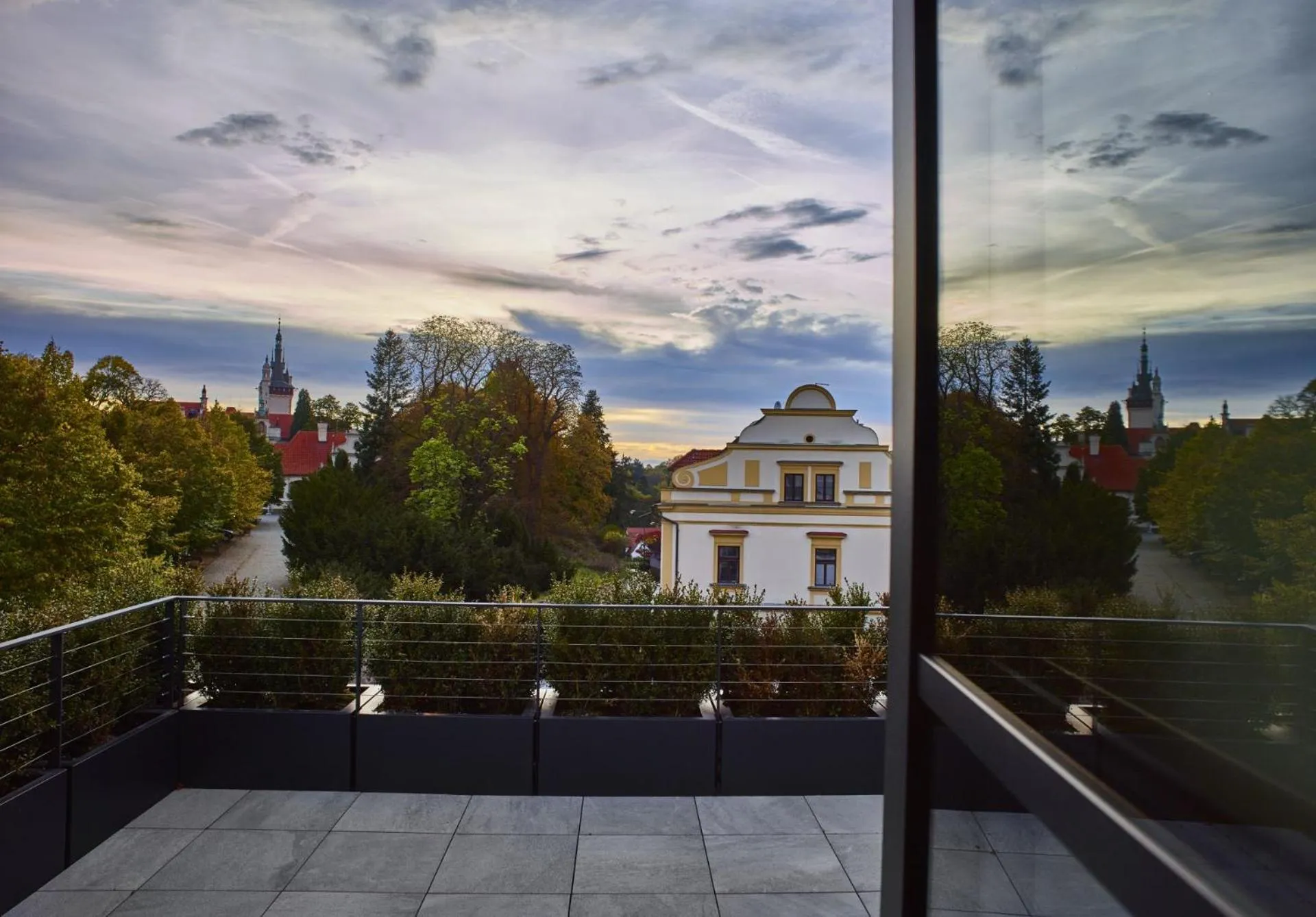 View (from property/room) in PALOMA Průhonice