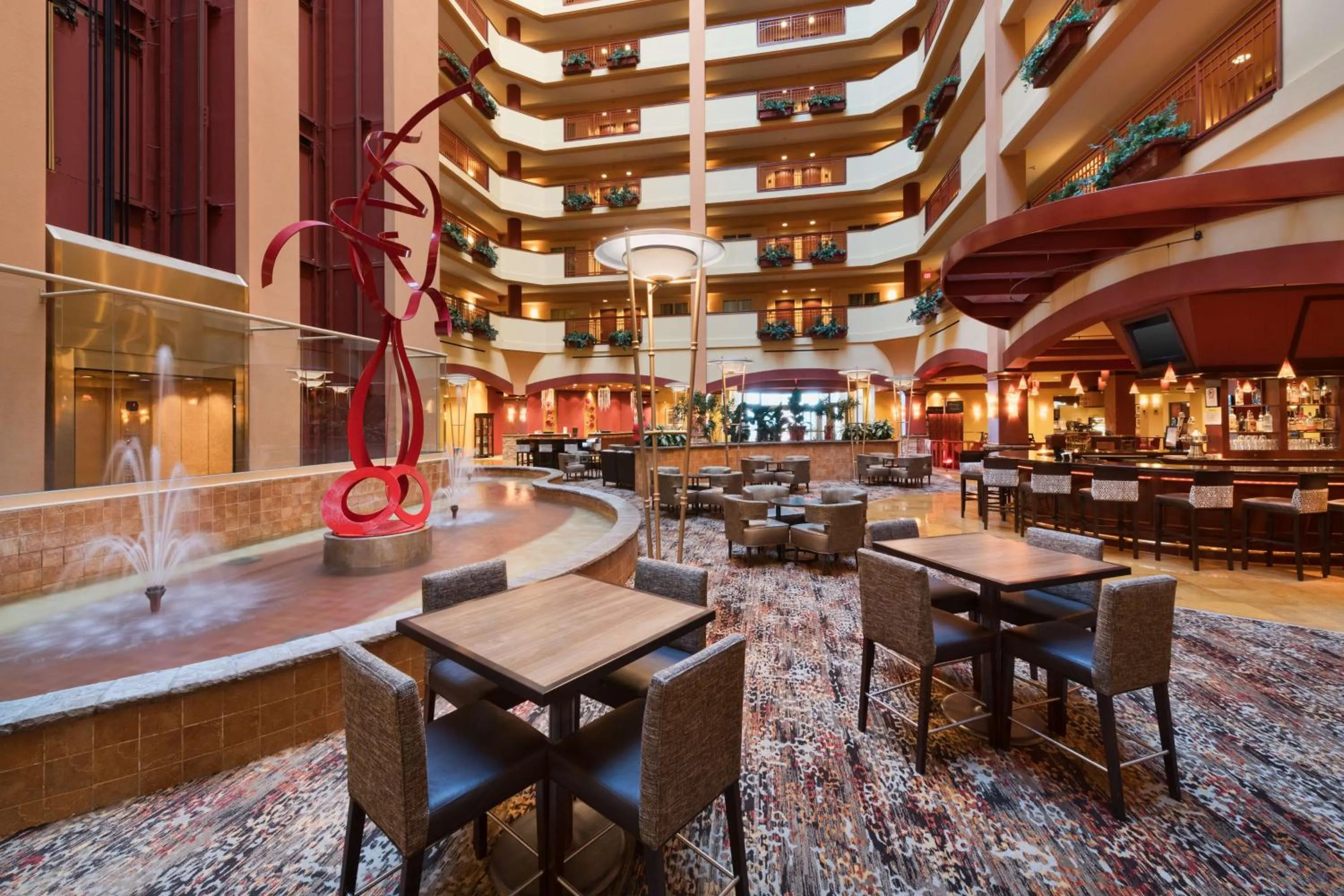 Lobby or reception in Embassy Suites Murfreesboro - Hotel & Conference Center