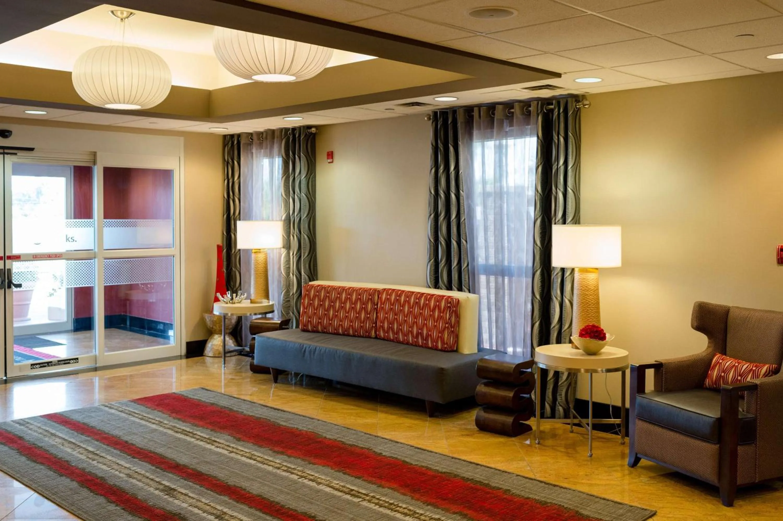 Lobby or reception in Hampton Inn Oxford-West