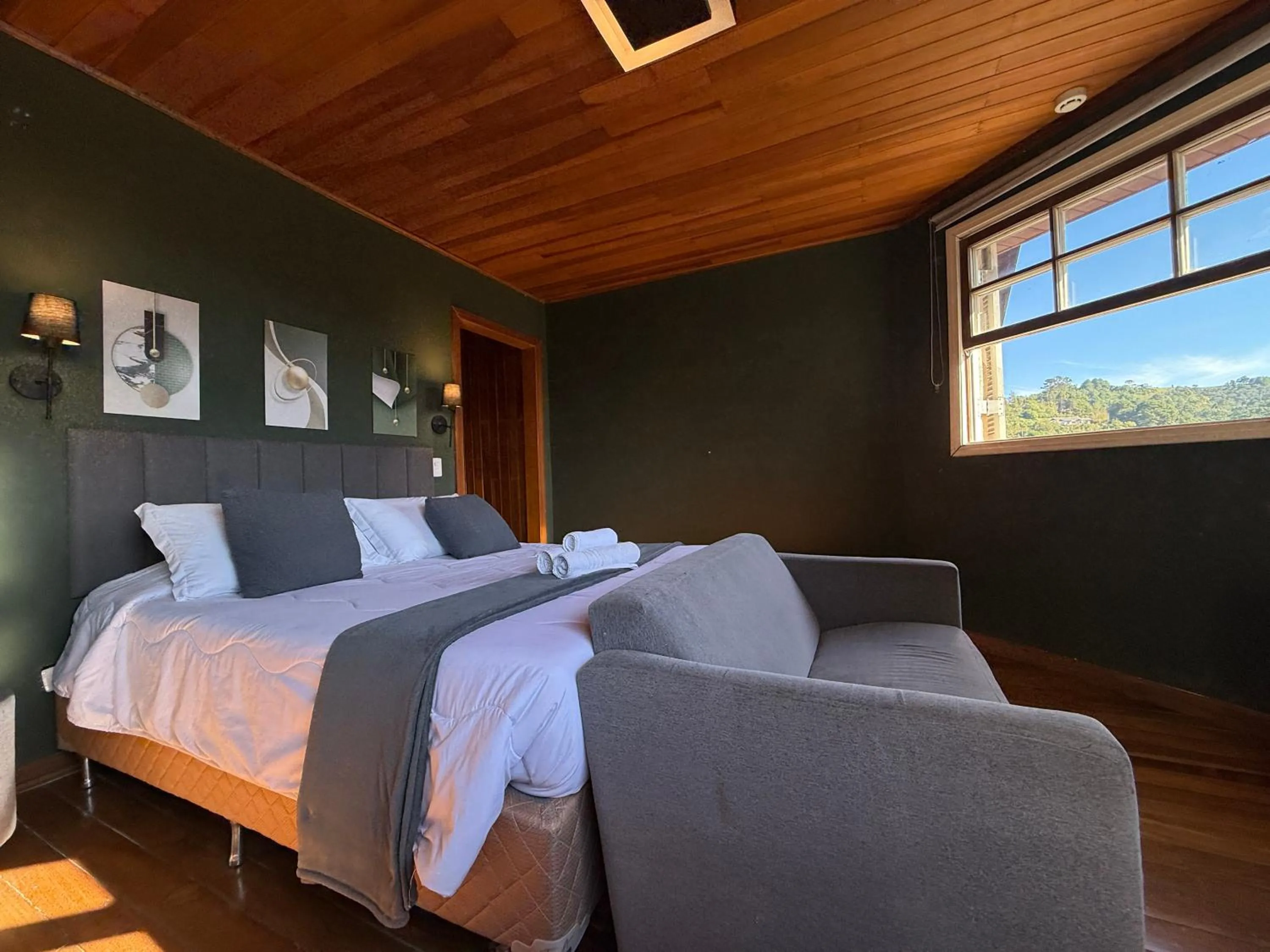 Bed in Hotel Solar da Montanha