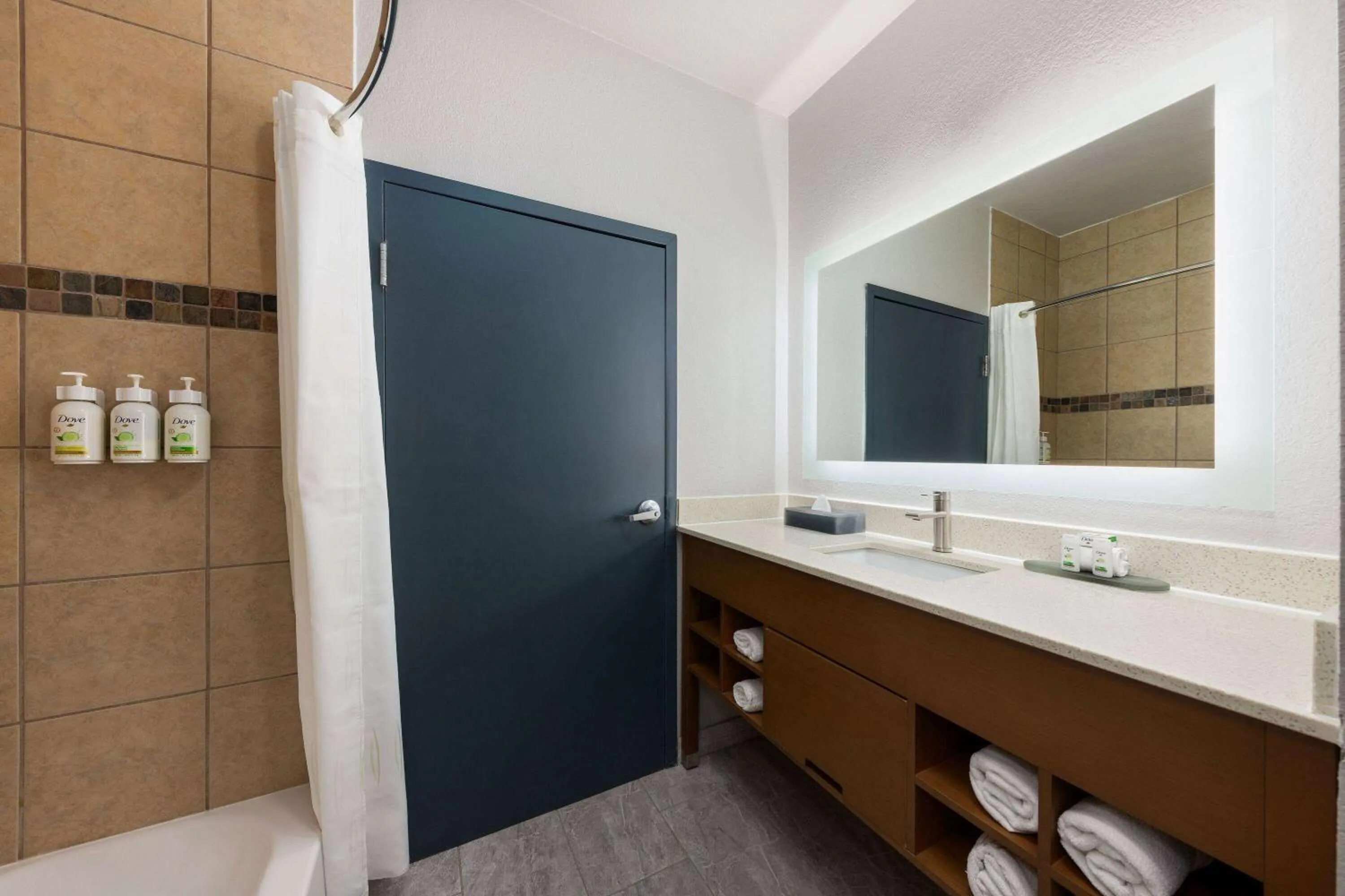 Bathroom in La Quinta by Wyndham Ft. Worth - Forest Hill, TX