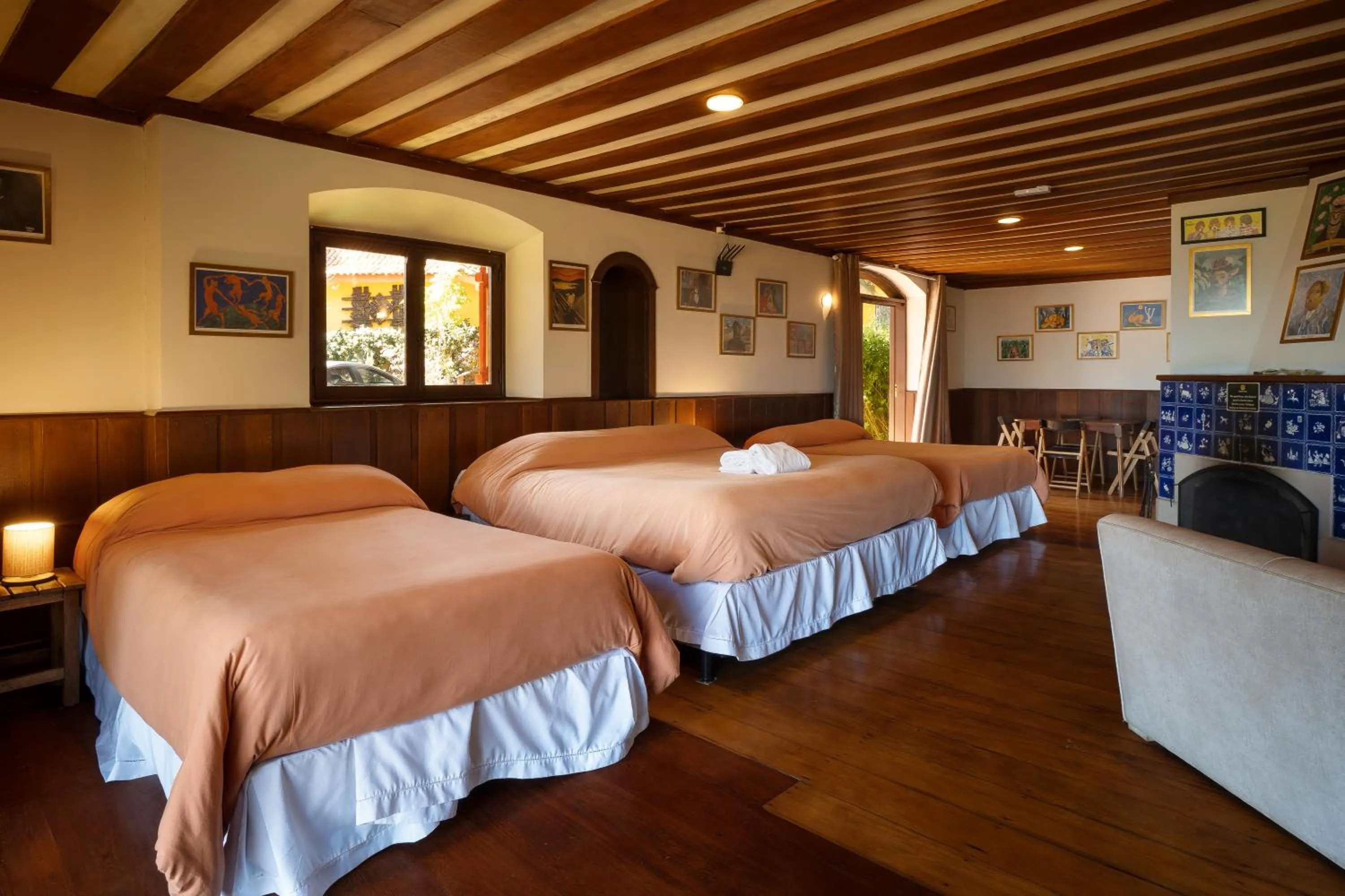 Bed in Surya-Pan Refúgio Hotel - Super Pet Friendly