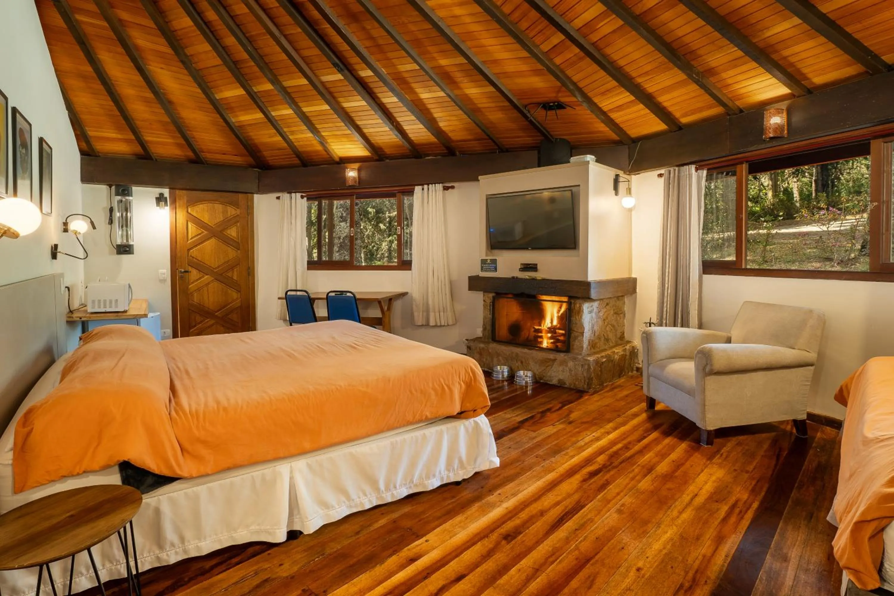 Bed in Surya-Pan Refúgio Hotel - Super Pet Friendly