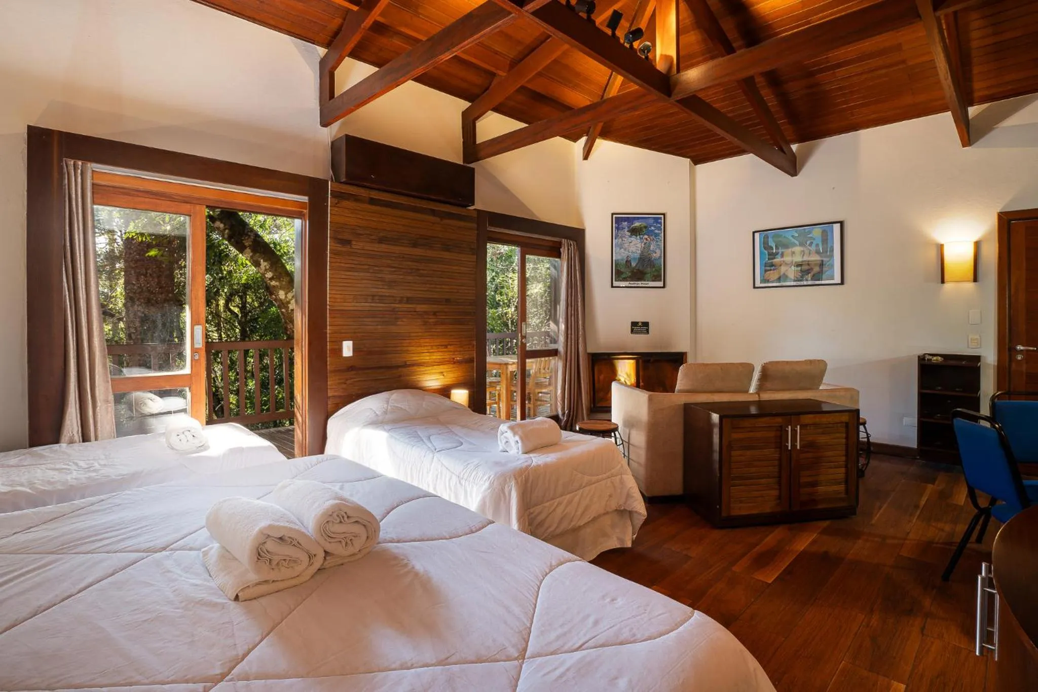 Bed in Surya-Pan Refúgio Hotel - Super Pet Friendly