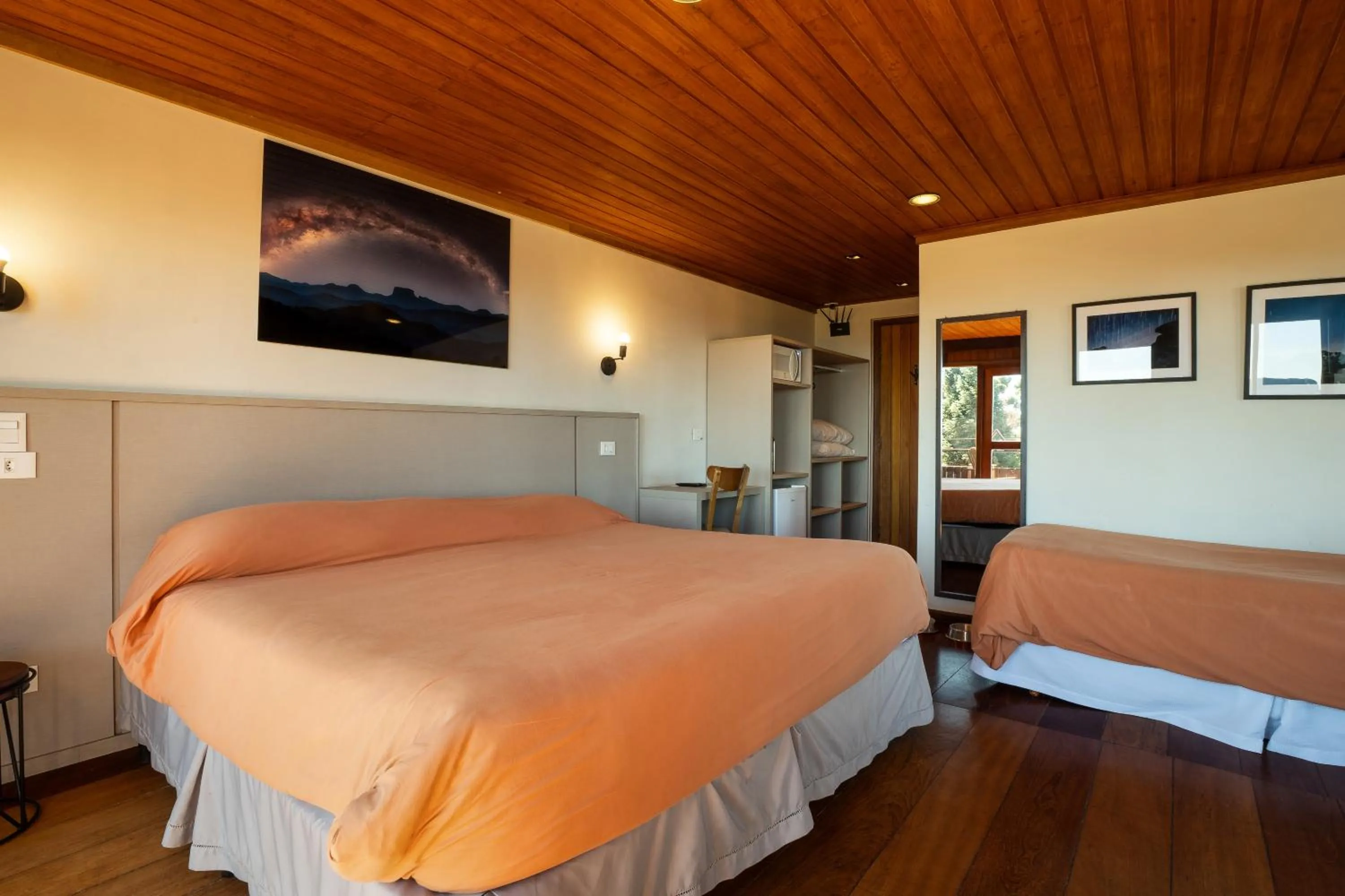 Bed in Surya-Pan Refúgio Hotel - Super Pet Friendly