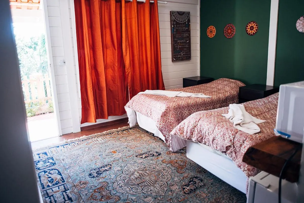 Bed in Surya-Pan Refúgio Hotel - Super Pet Friendly