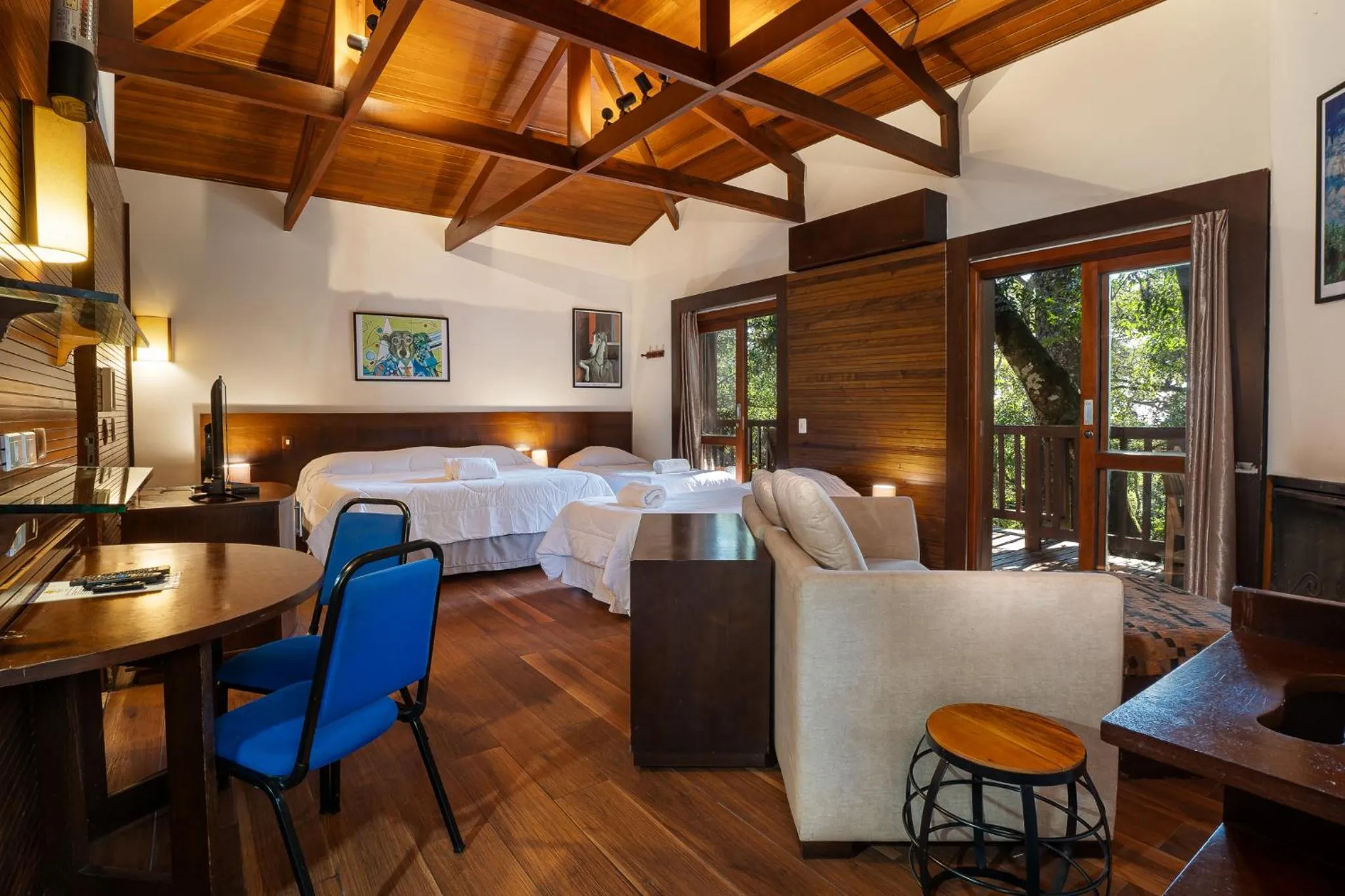 Bed in Surya-Pan Refúgio Hotel - Super Pet Friendly