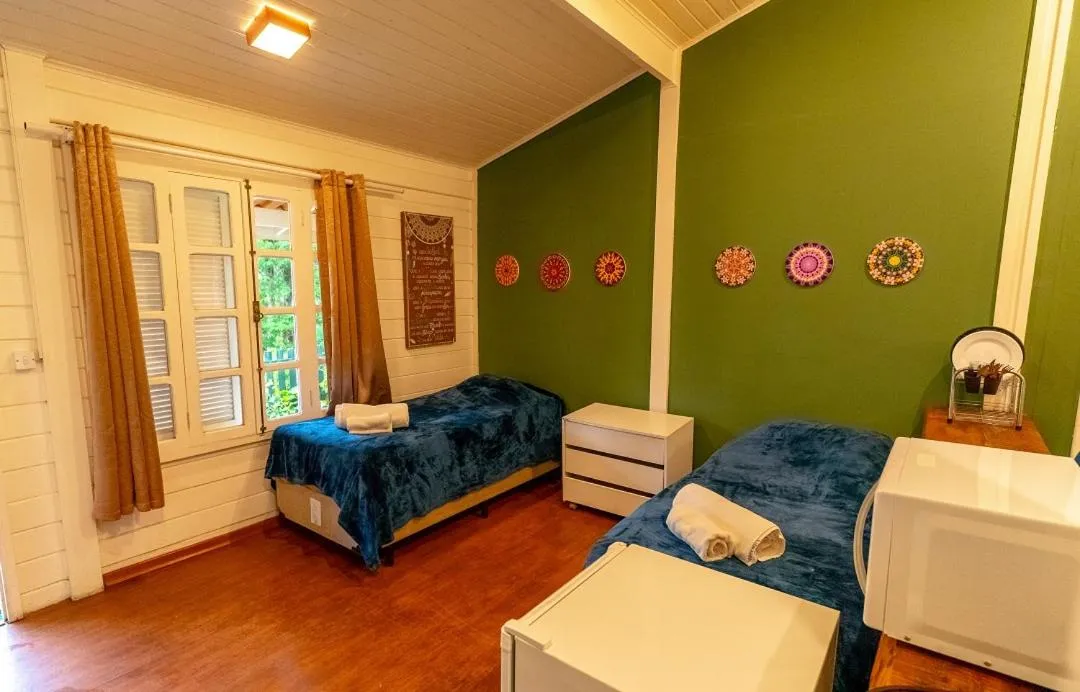 Bed in Surya-Pan Refúgio Hotel - Super Pet Friendly