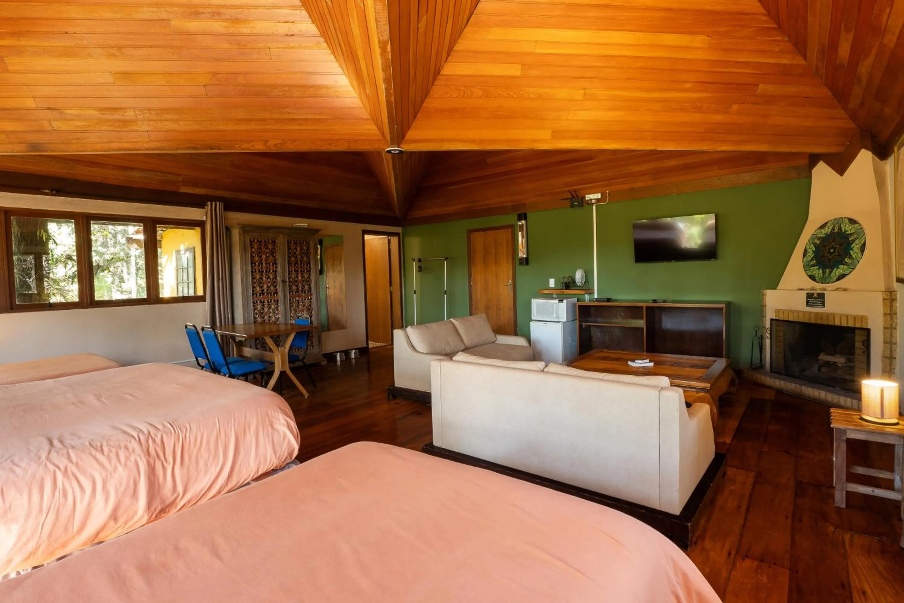 Bed in Surya-Pan Refúgio Hotel - Super Pet Friendly