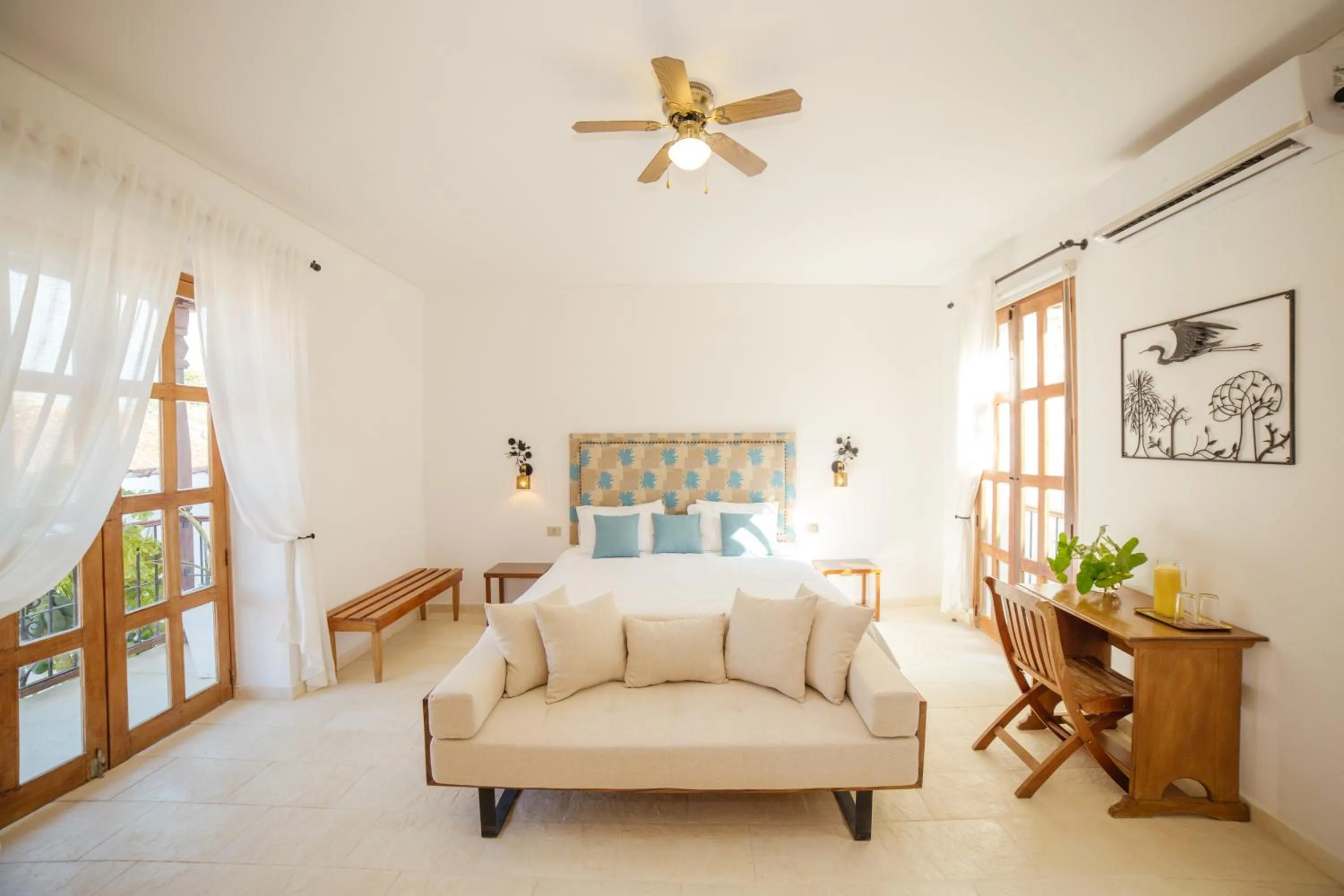 Bed in Bioma Boutique Hotel