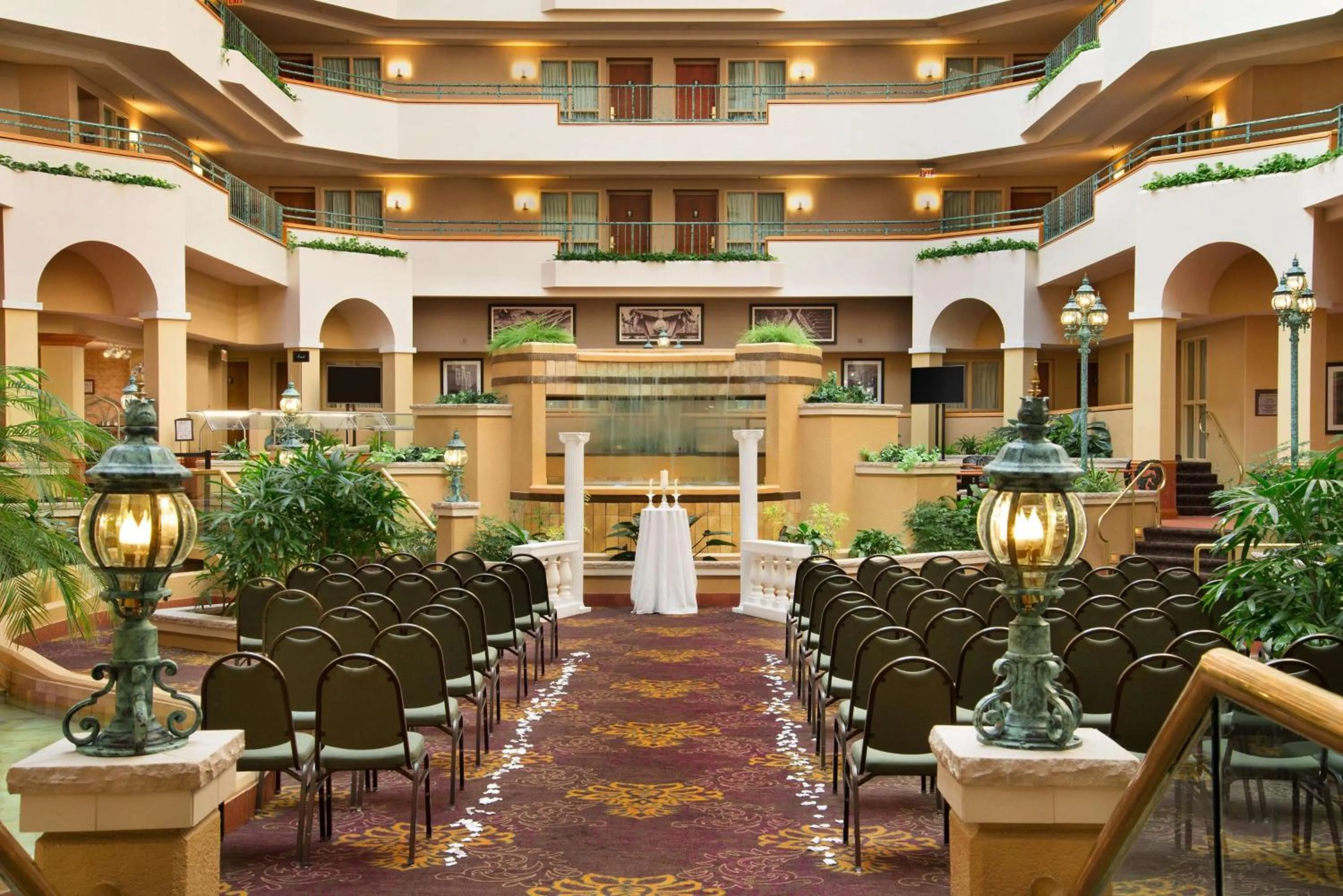 Lobby or reception in Embassy Suites by Hilton Greensboro Airport