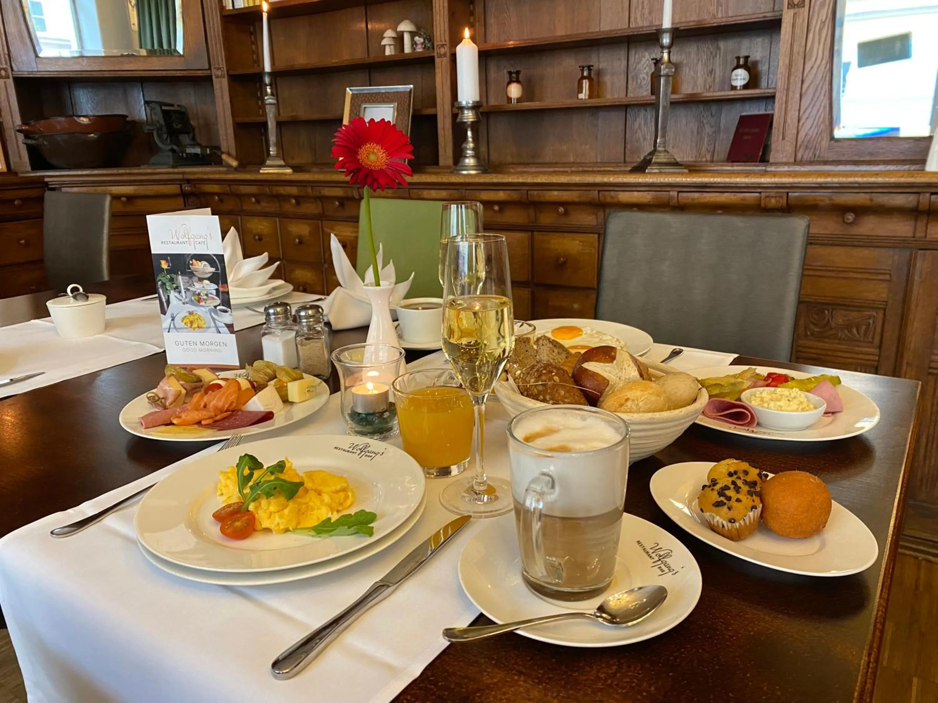 Breakfast in MOMENTS Boutique Hotel