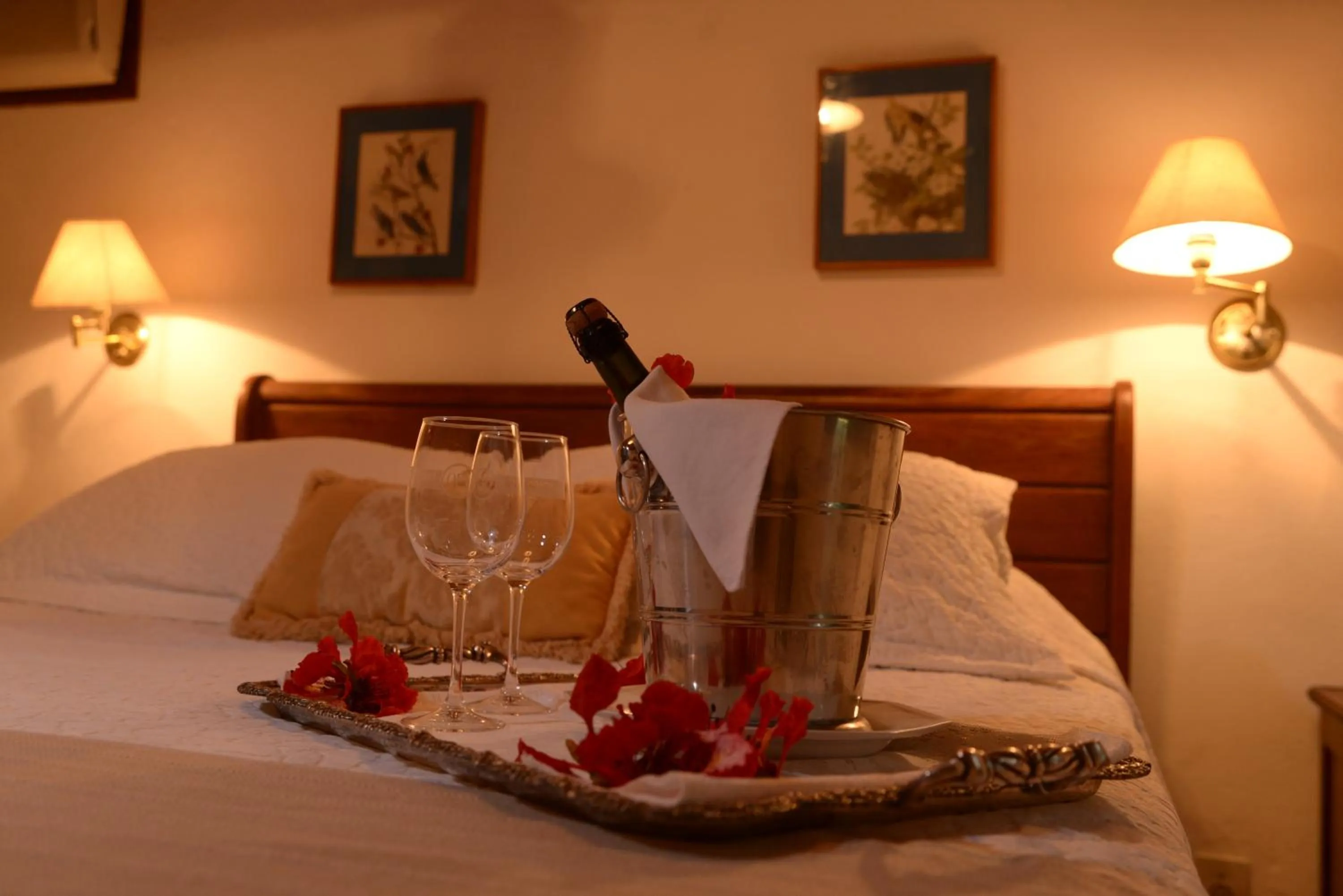 Bed in Hotel Pousada Esmeralda