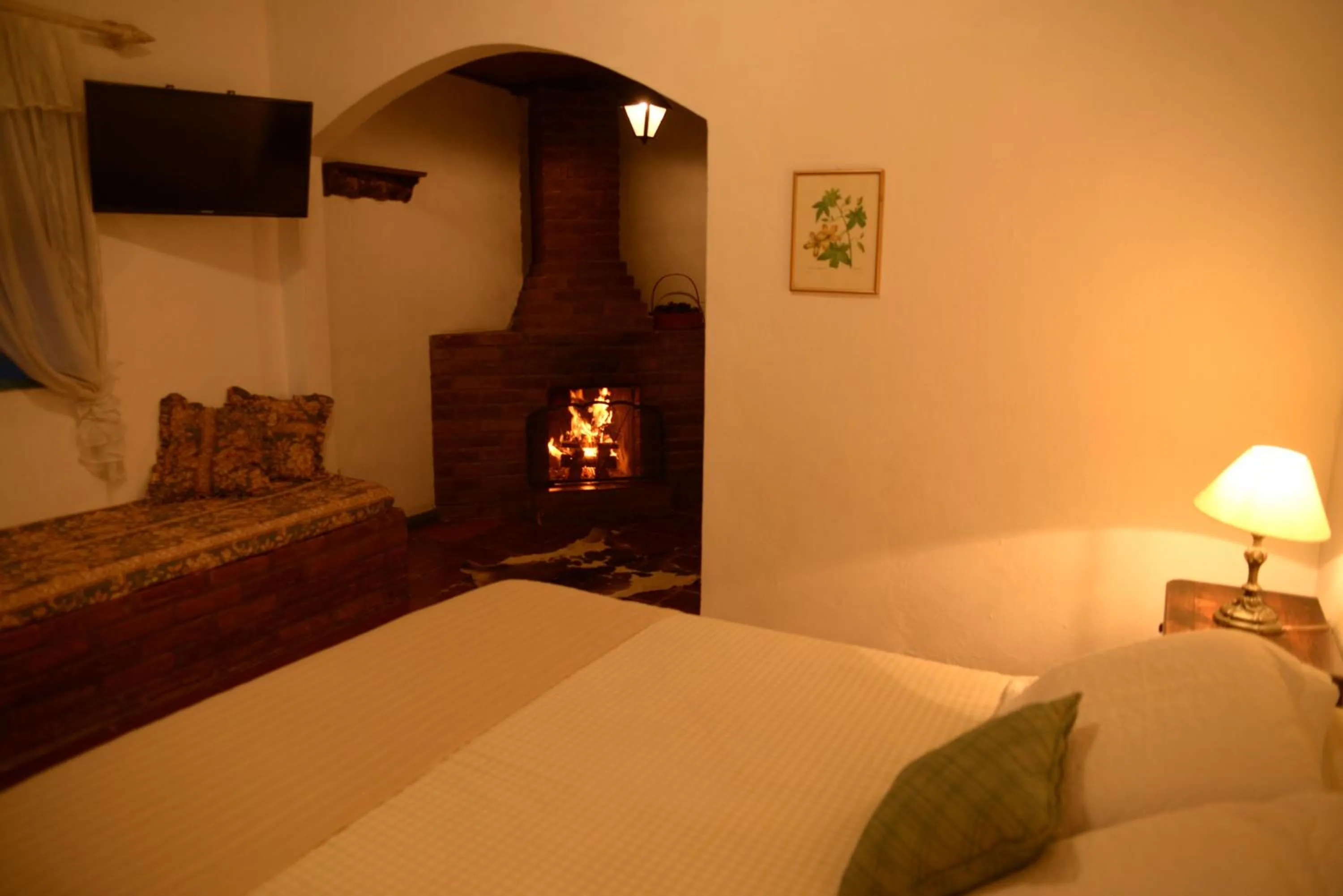 Bed in Hotel Pousada Esmeralda