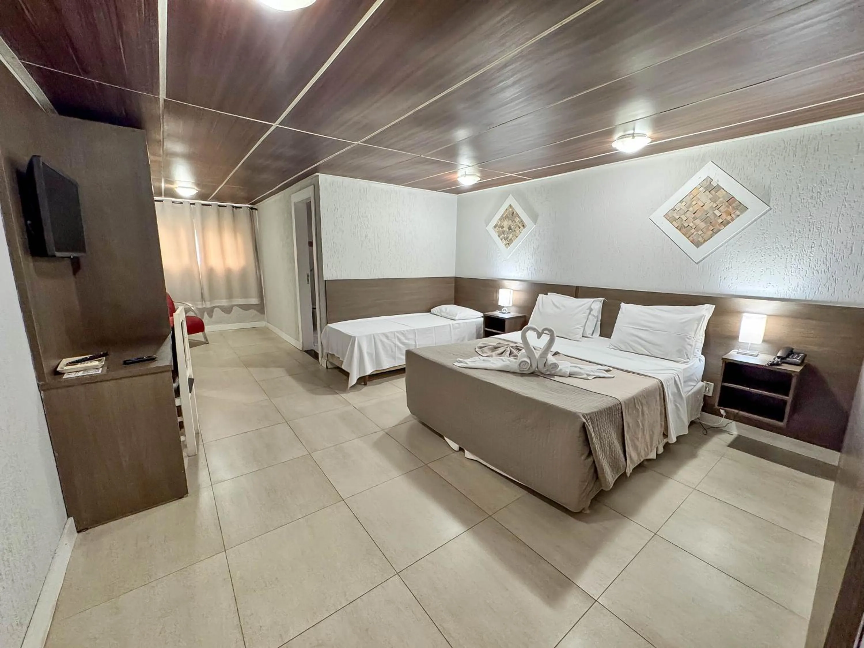 Bed in Hotel do Papai Noel