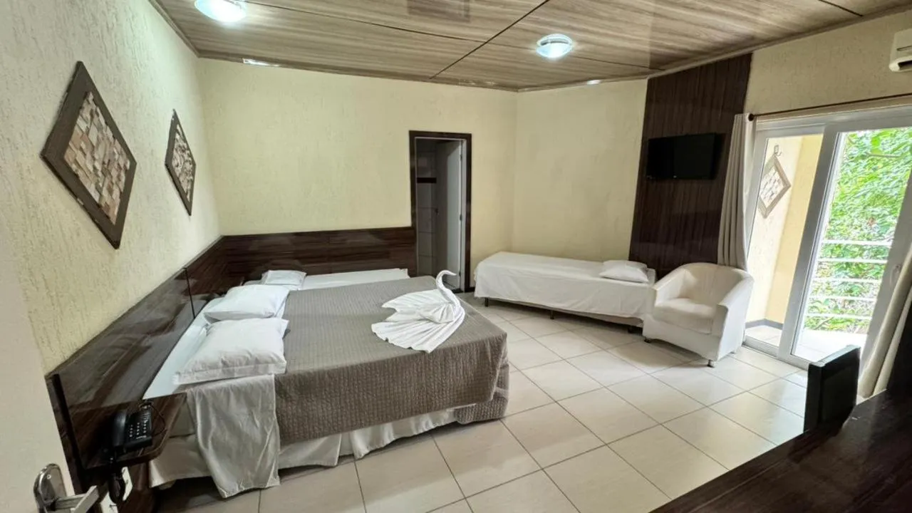 Bed in Hotel do Papai Noel