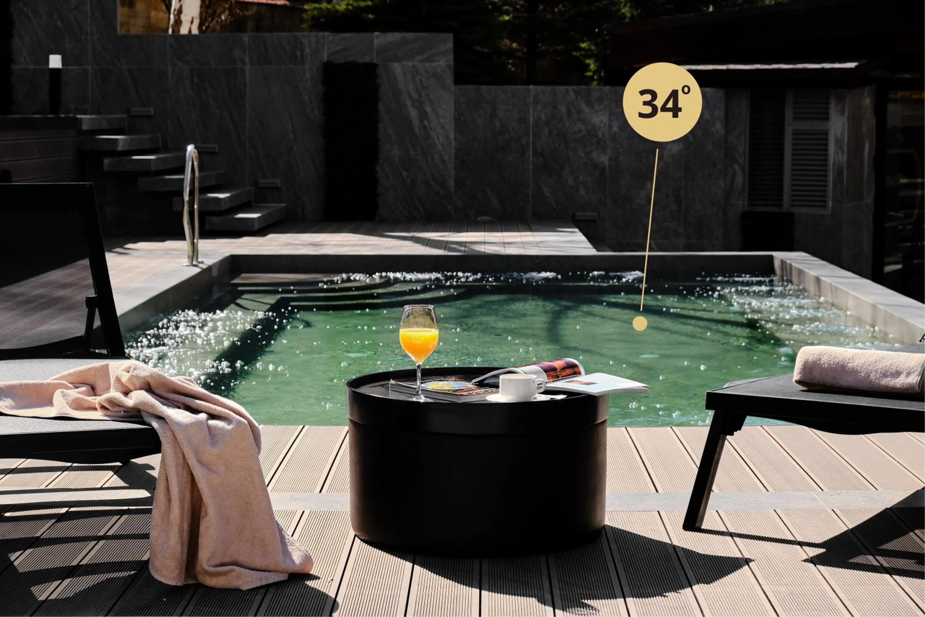 Pool view in SPA Resort St Ivan Rilski - Halfboard & All Inclusive