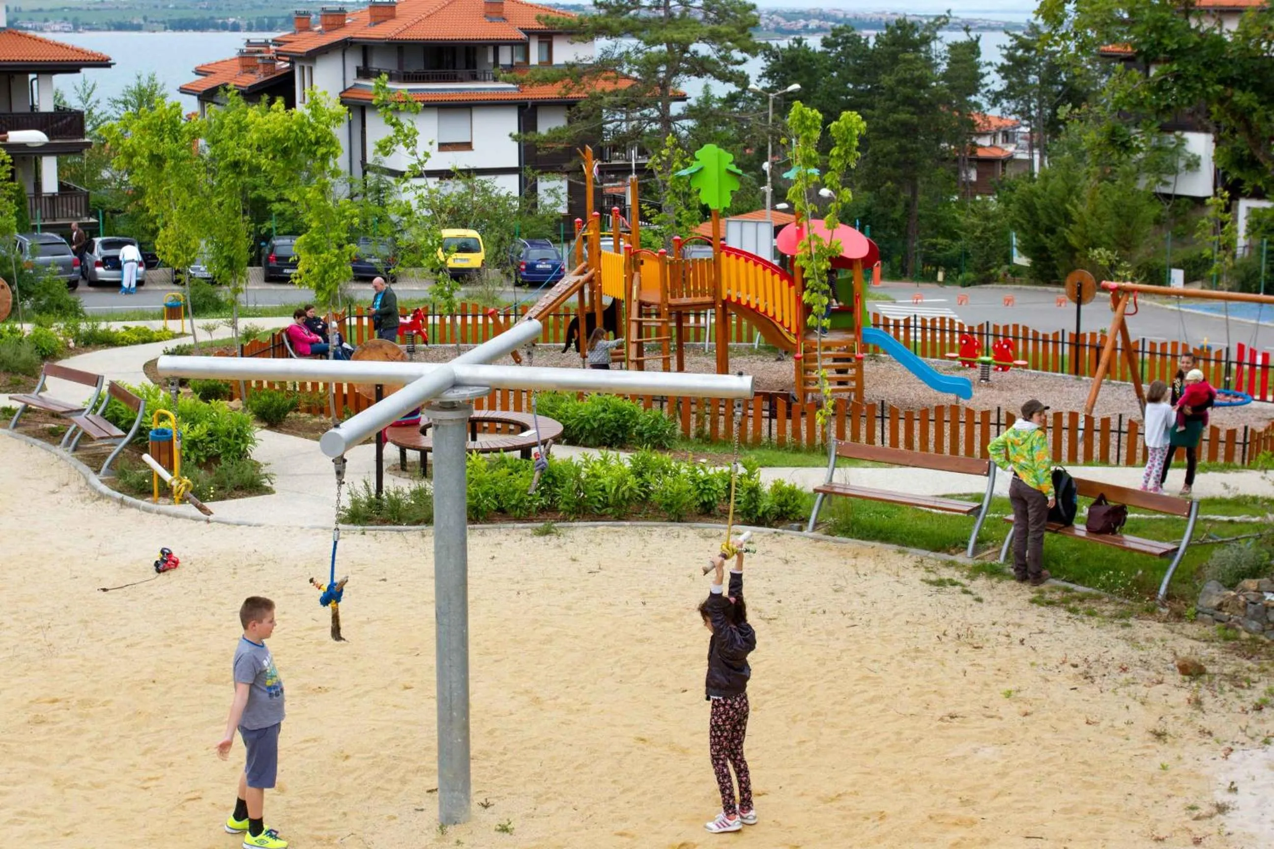 Children play ground in Santa Marina Holiday Village