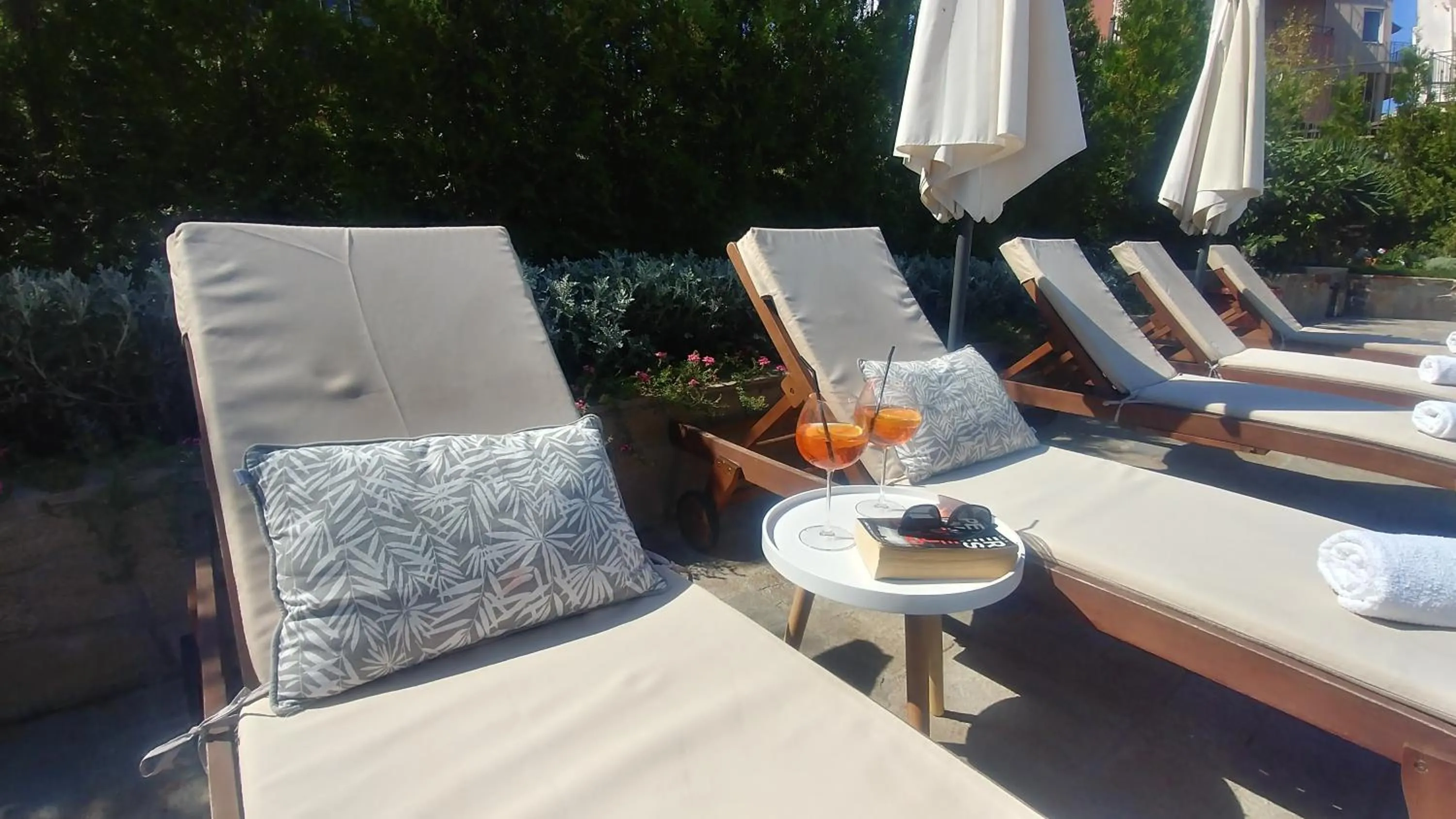 Garden view in Family Hotel Muses