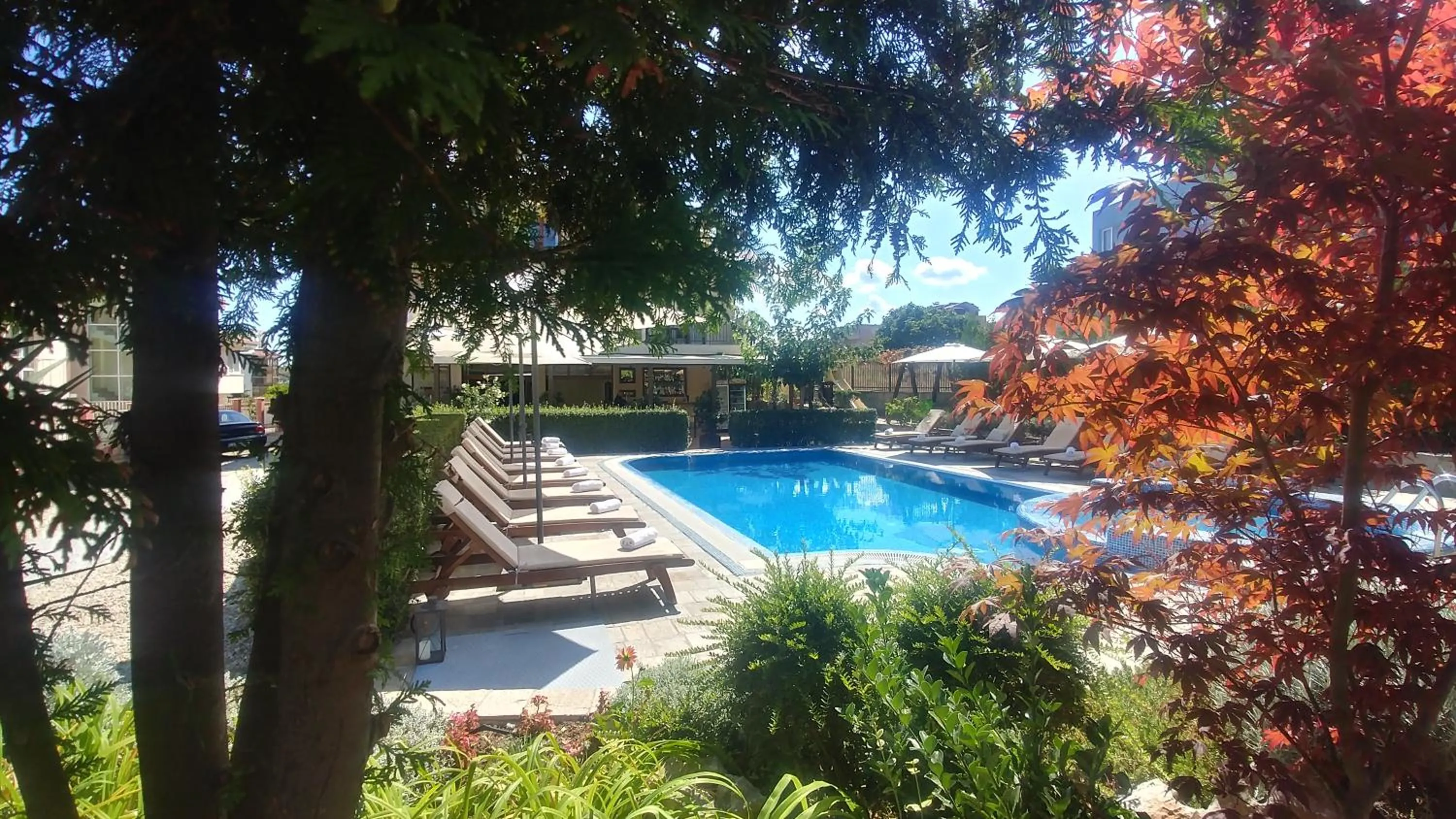 Swimming pool in Family Hotel Muses