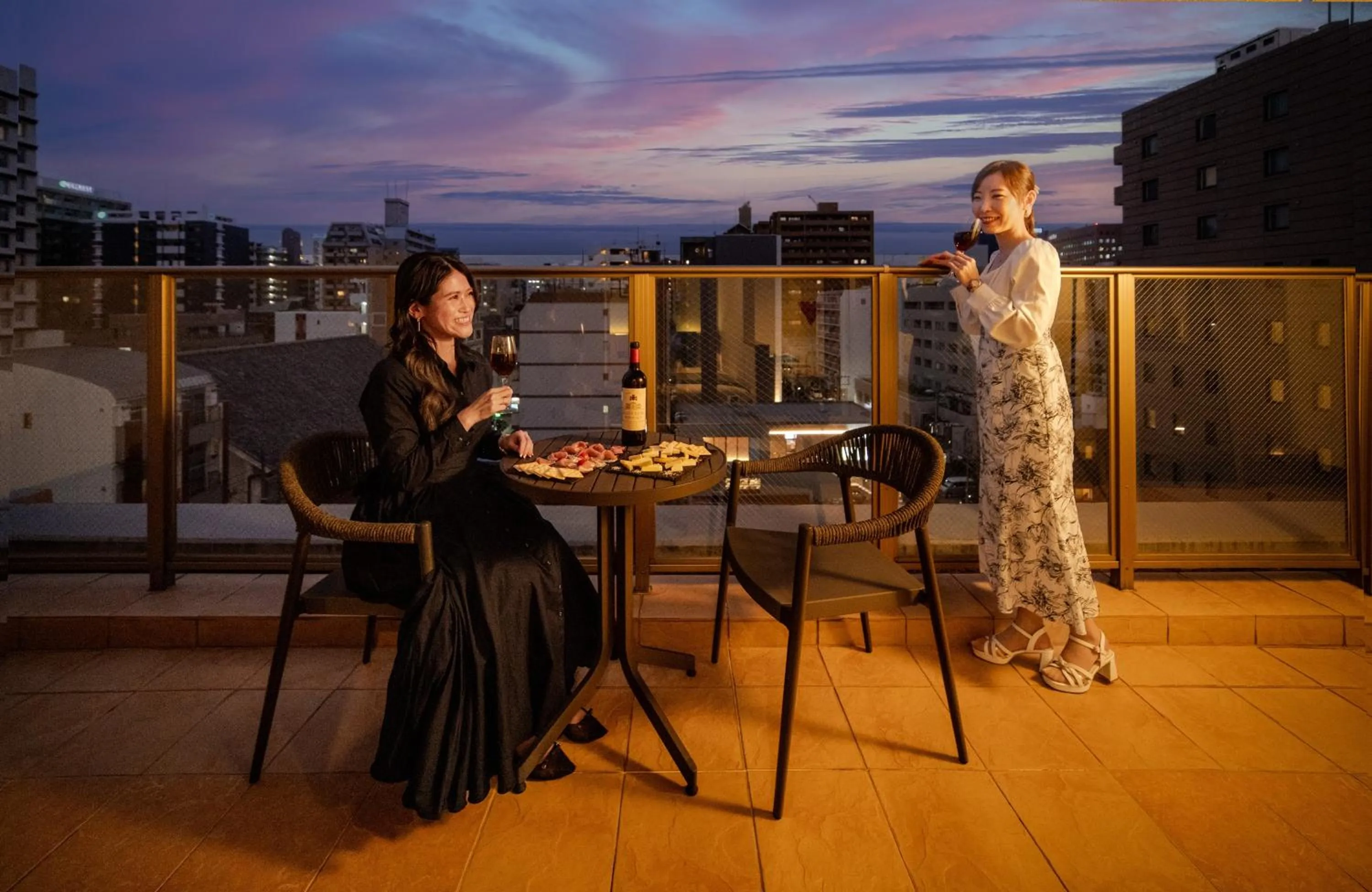 Balcony/Terrace in HOTEL MYSTAYS Fukuoka Tenjin Minami