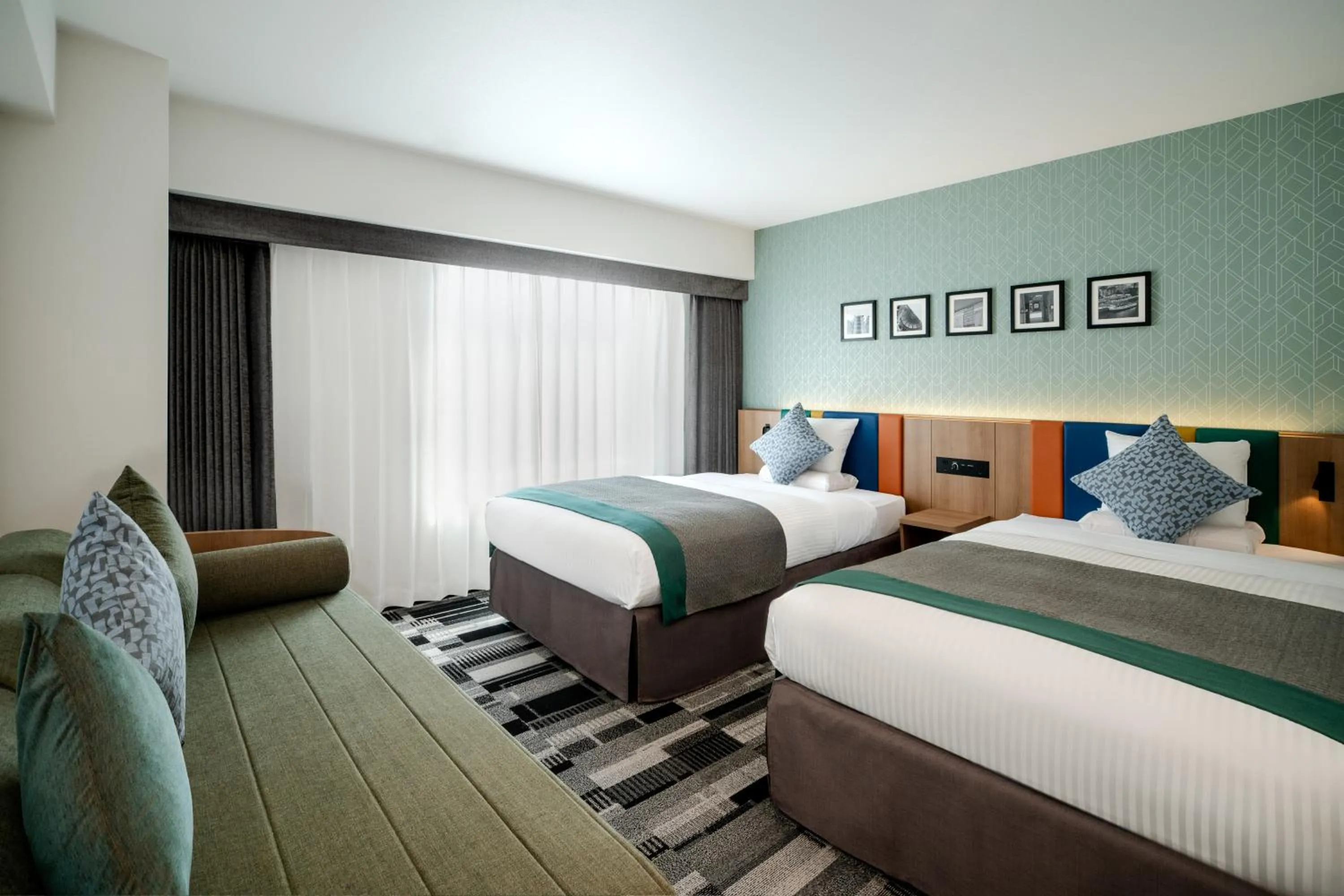 Photo of the whole room, Bed in HOTEL MYSTAYS Fukuoka Tenjin Minami