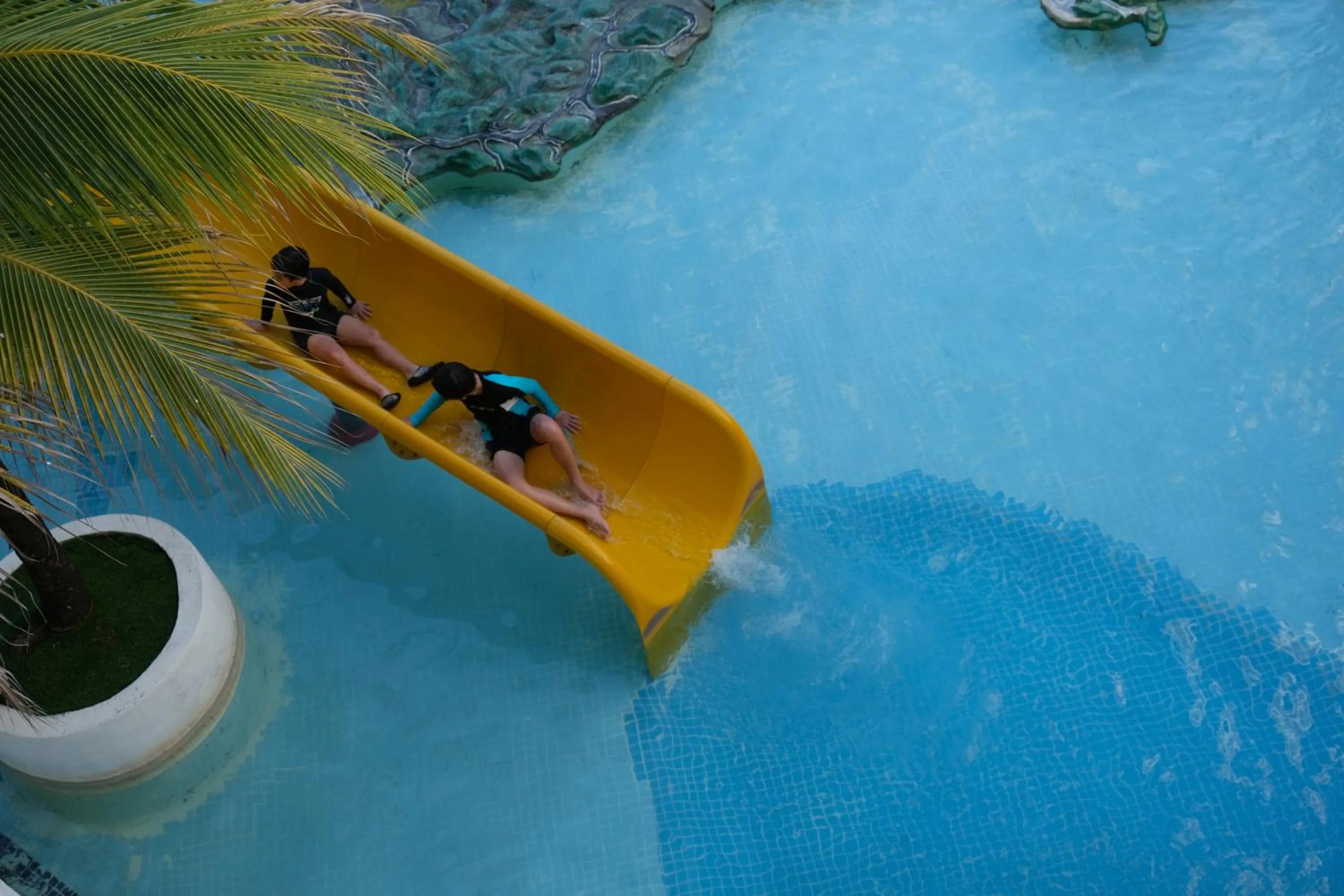Aqua park in Landcons Hotel & Resort