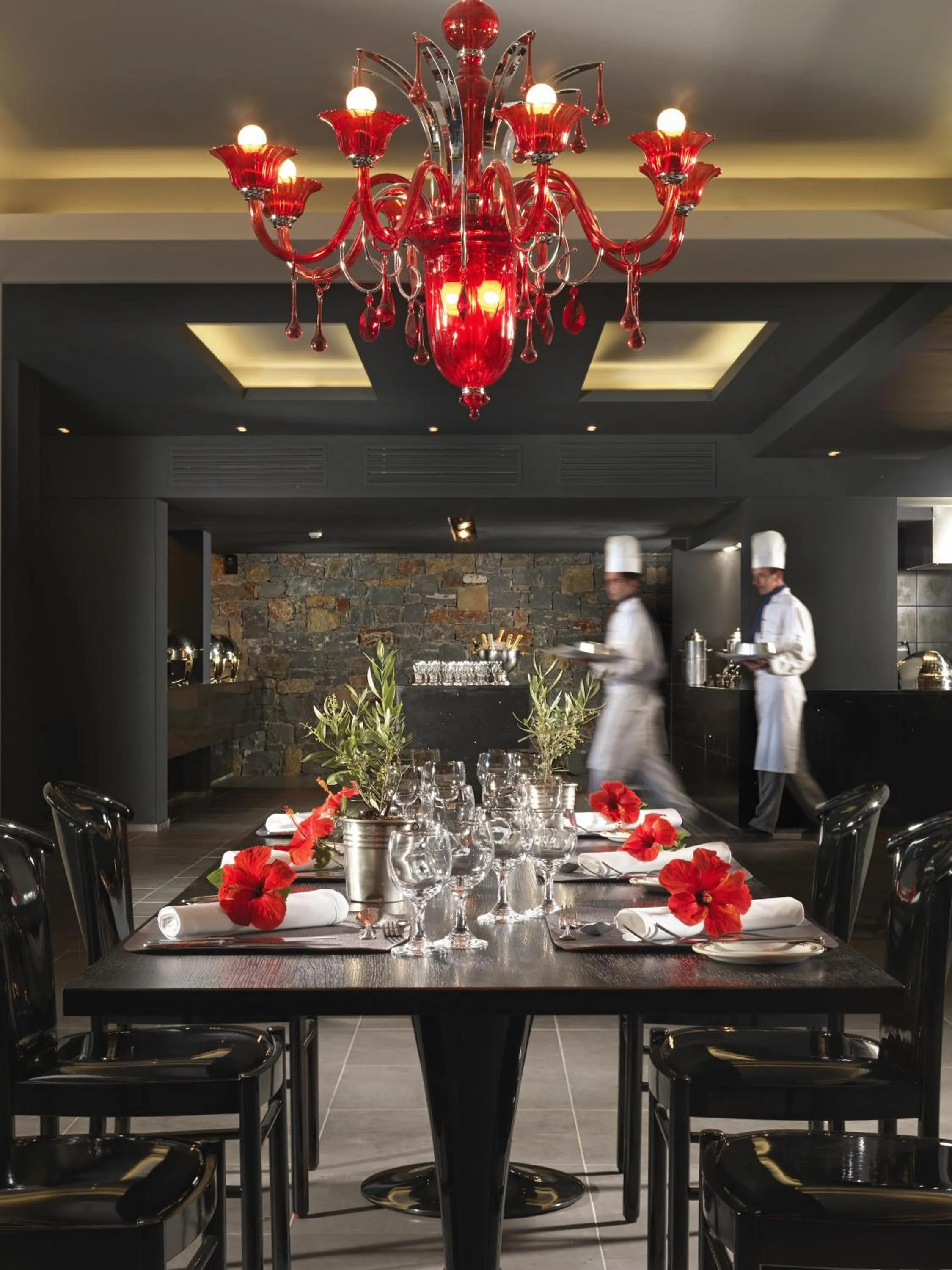 Restaurant/places to eat in Out Of The Blue Resort & Spa