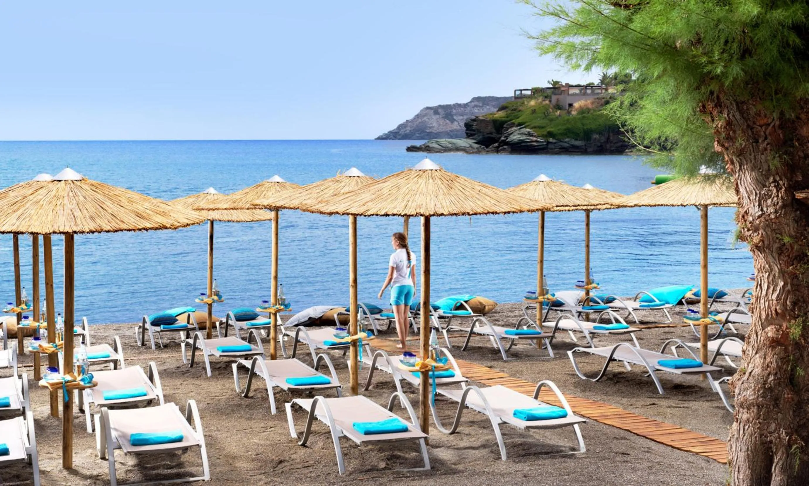 Beach in Out Of The Blue Resort & Spa