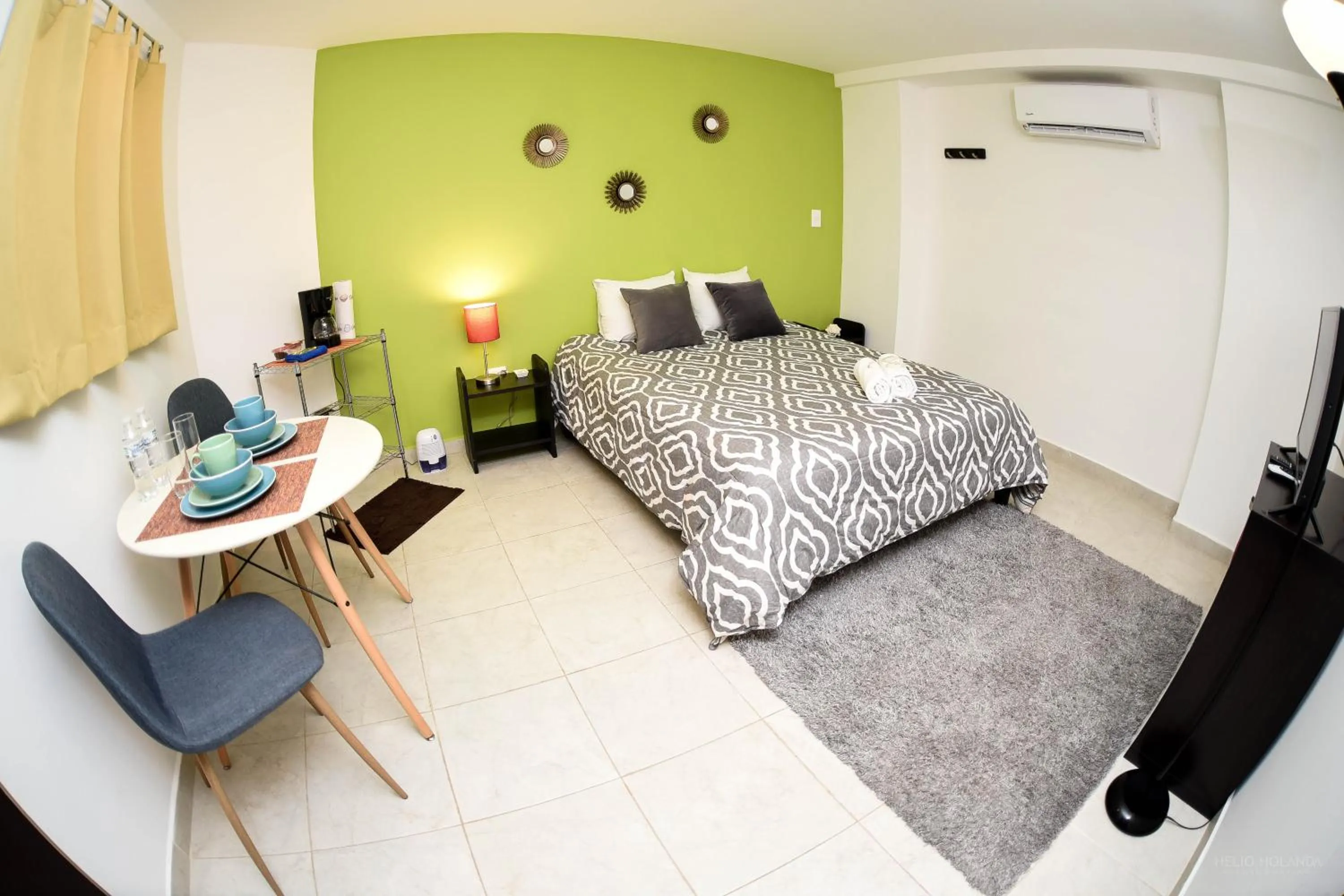 Photo of the whole room, Bed in Cancún Suites Apartments - Hotel Zone