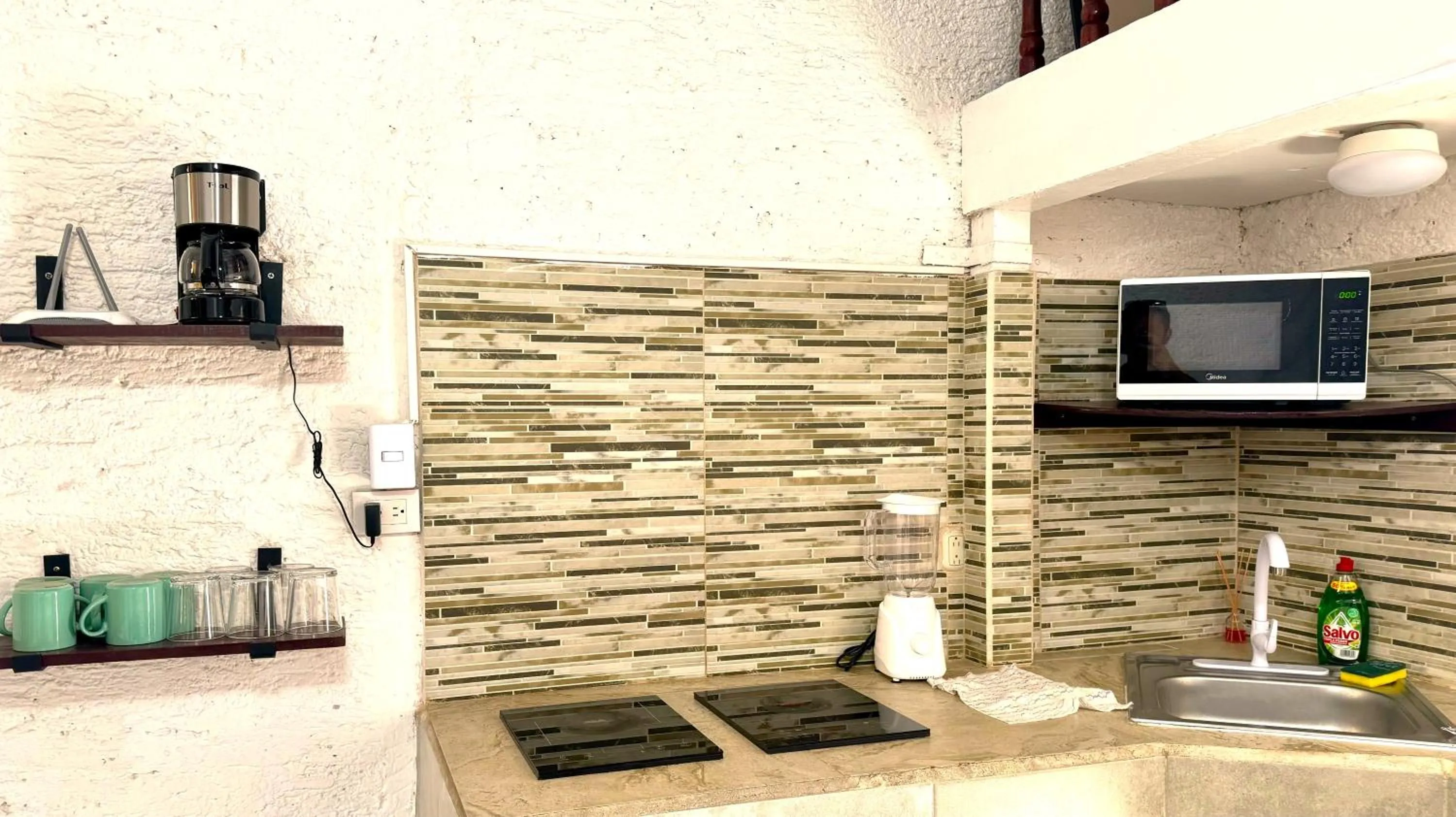 Kitchen or kitchenette in Cancún Suites Apartments - Hotel Zone