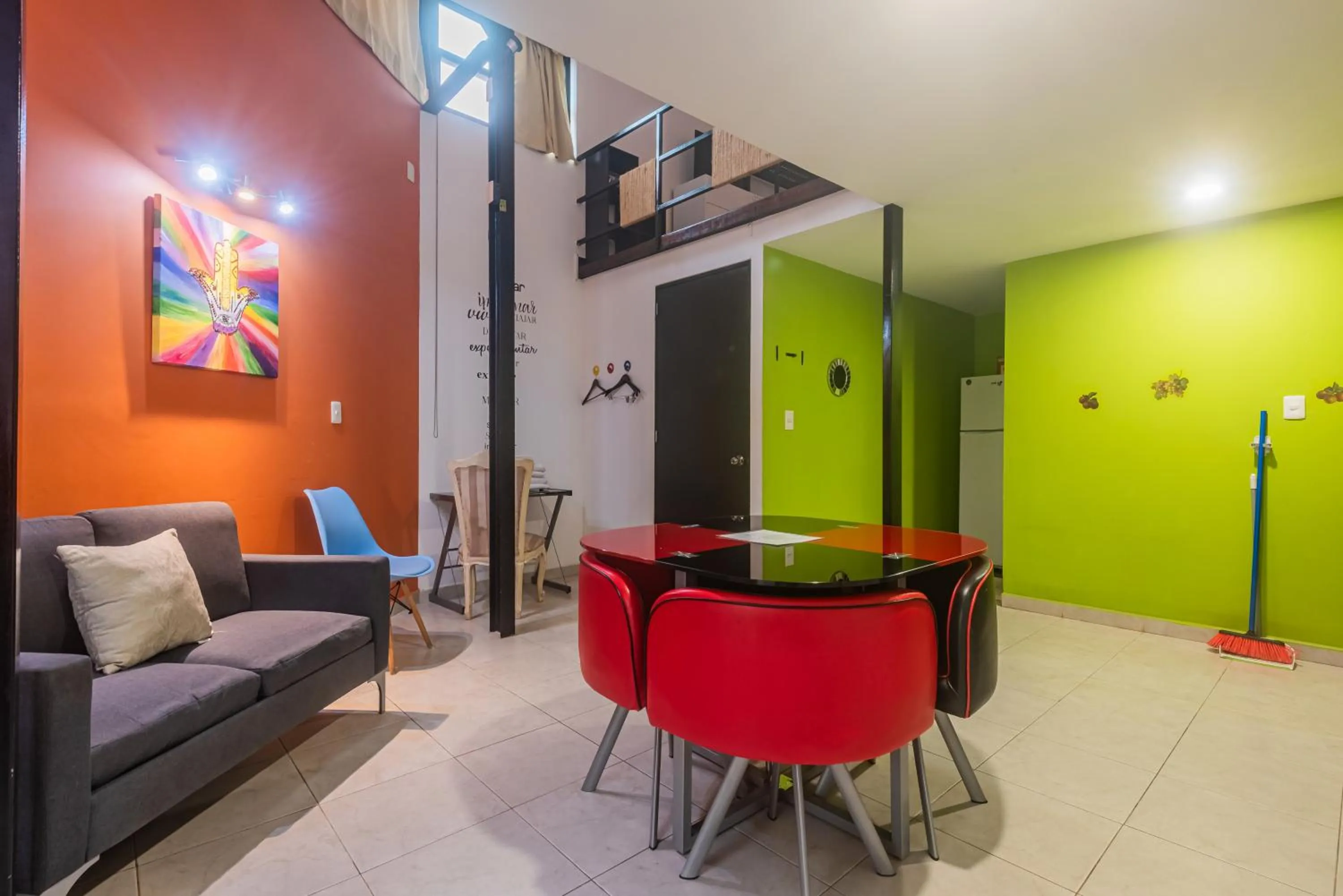 Seating area in Cancún Suites Apartments - Hotel Zone