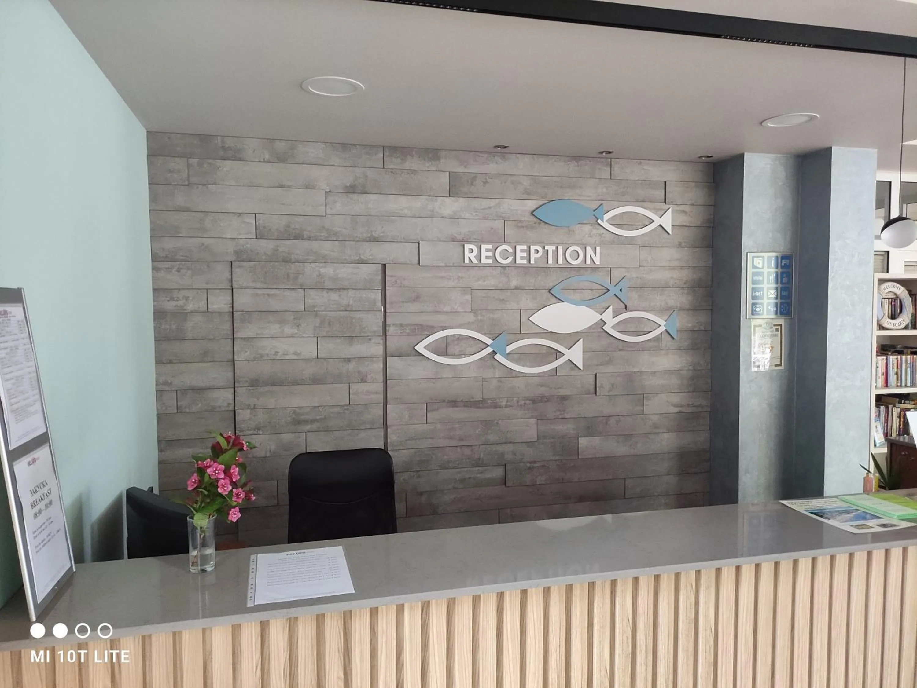 Lobby or reception in Helios Hotel