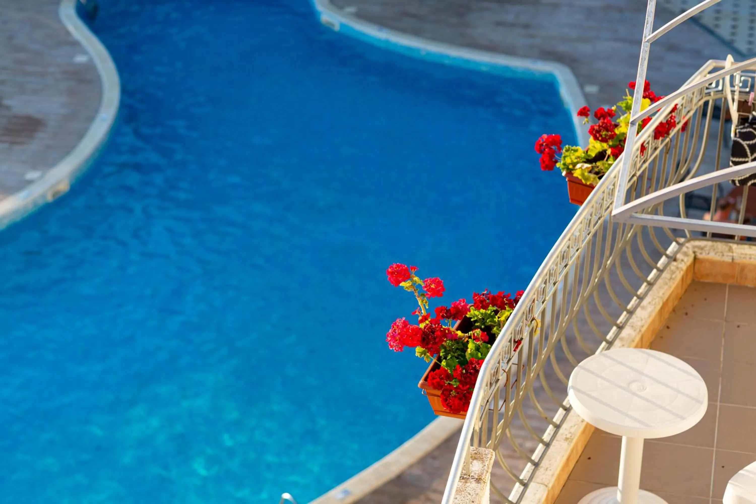 Balcony/Terrace in Helios Hotel
