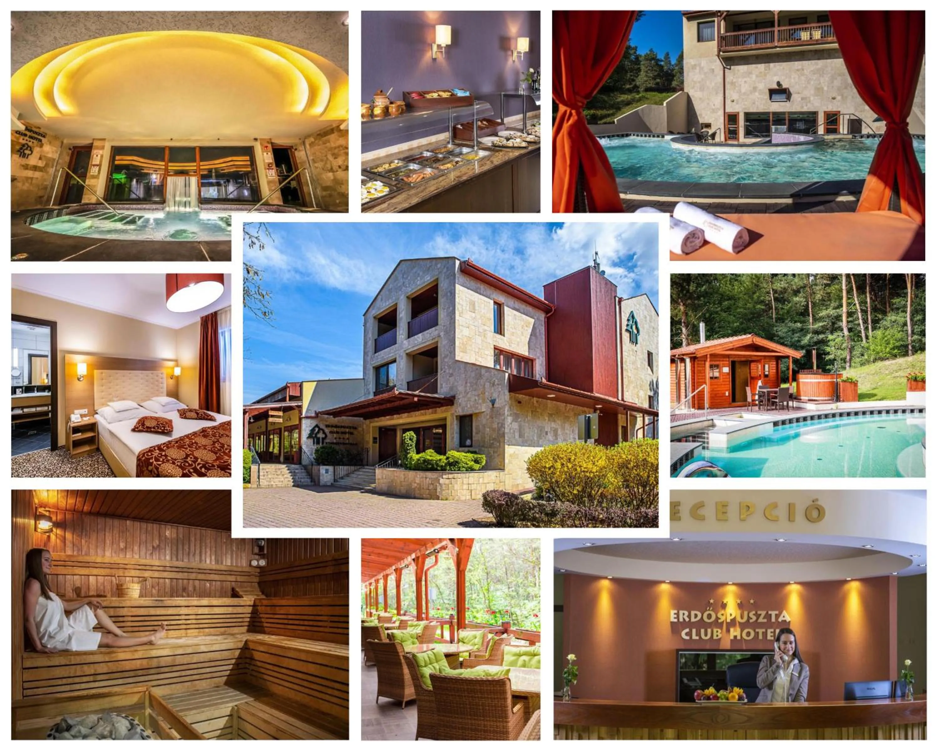 Property building in Erdőspuszta Club Hotel Fenyves