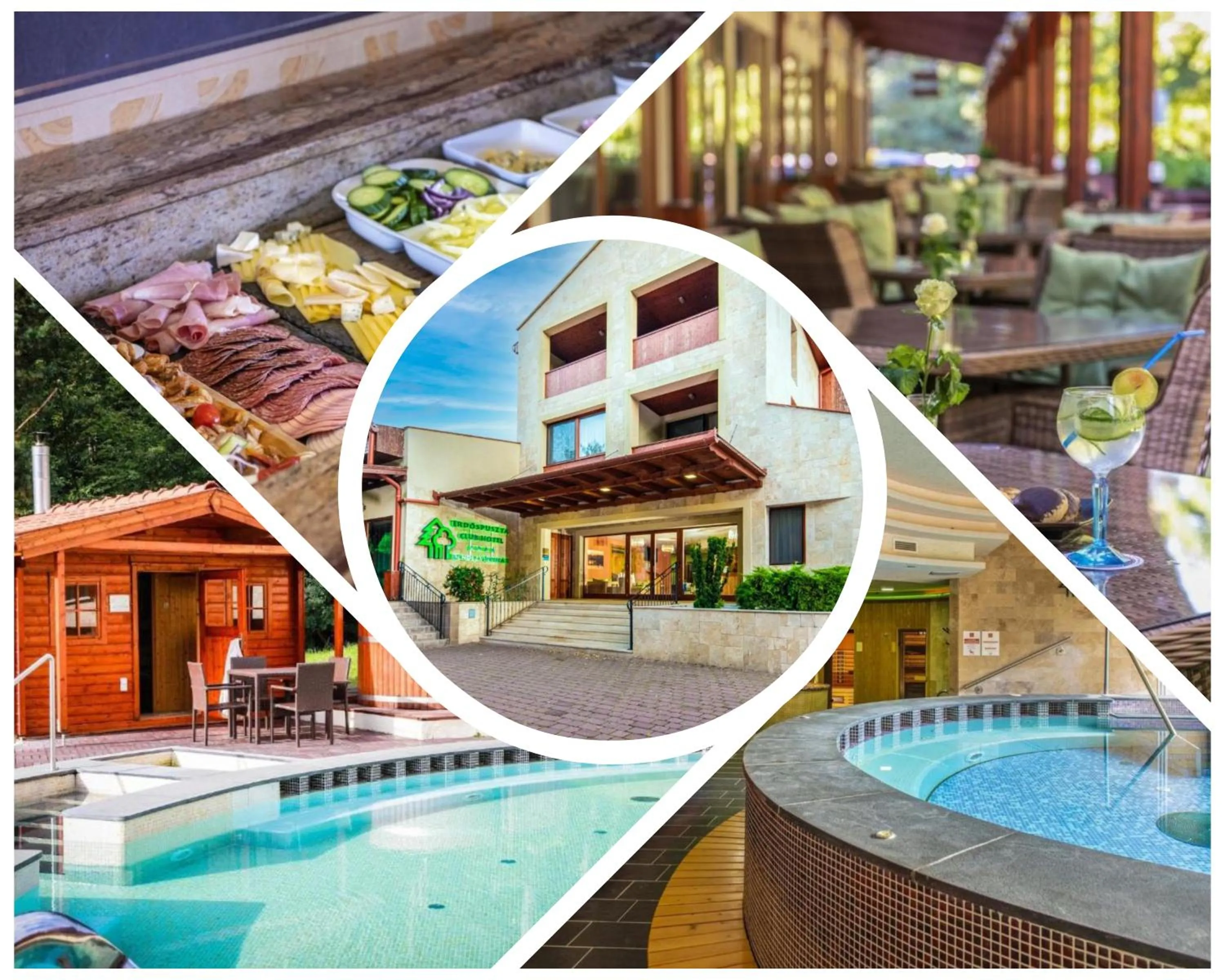 Property building in Erdőspuszta Club Hotel Fenyves