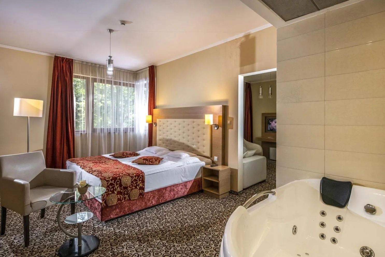 Bed in Erdőspuszta Club Hotel