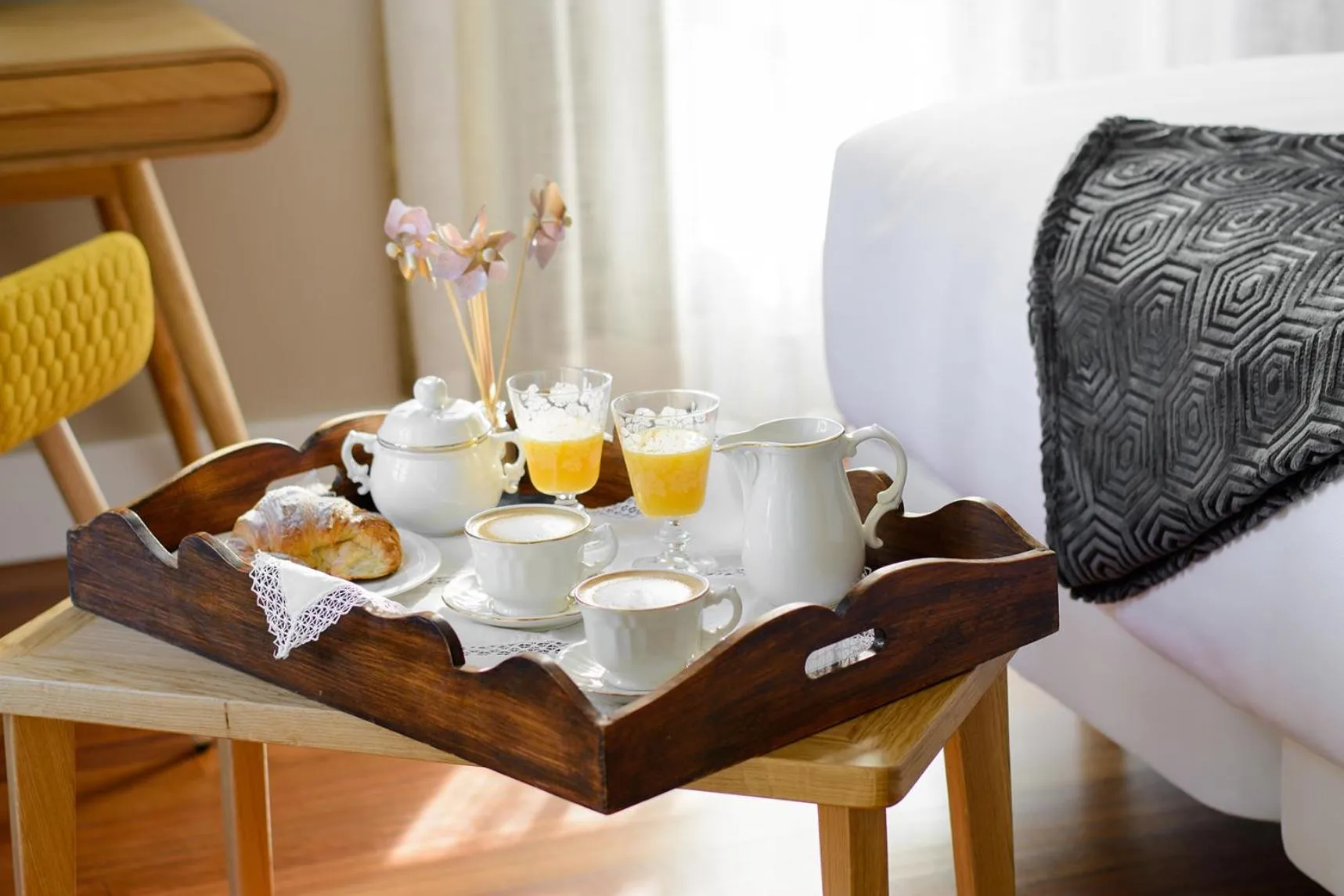 Sunrise, Bed in Pazo de Mendoza