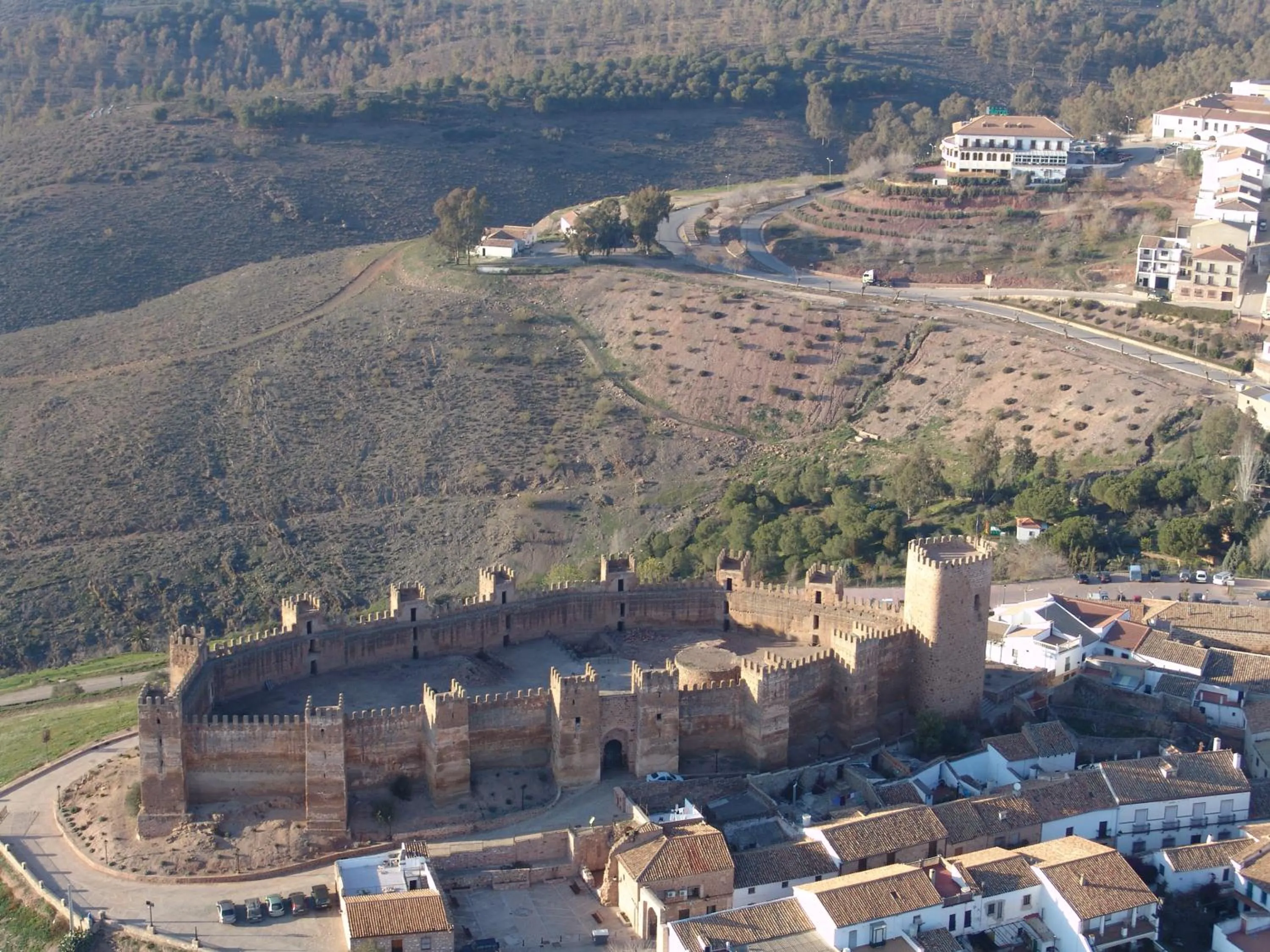 Property building in Hotel Restaurante Baños