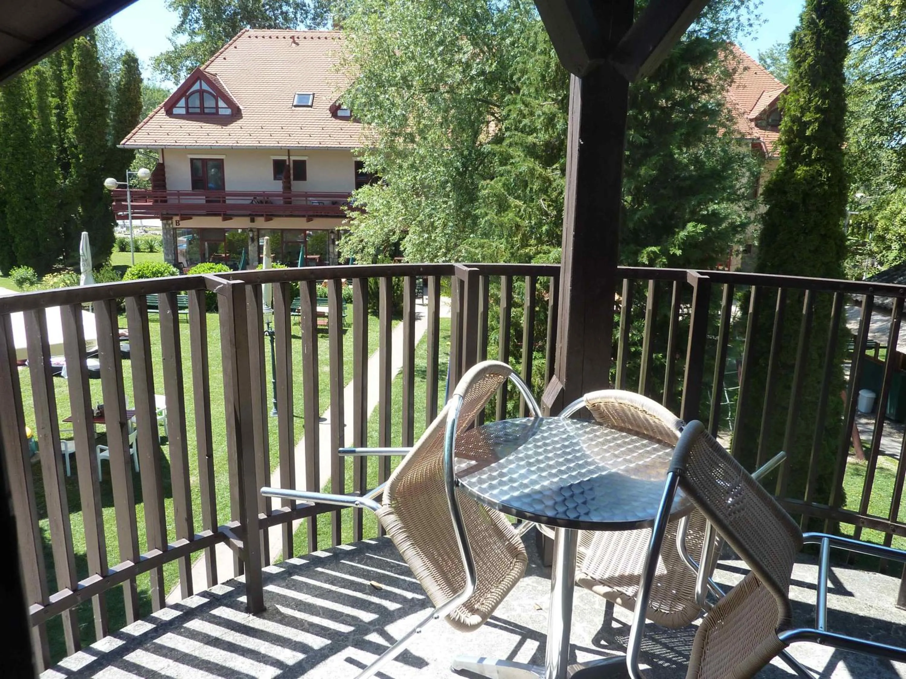 Balcony/Terrace in Zsanett Hotel