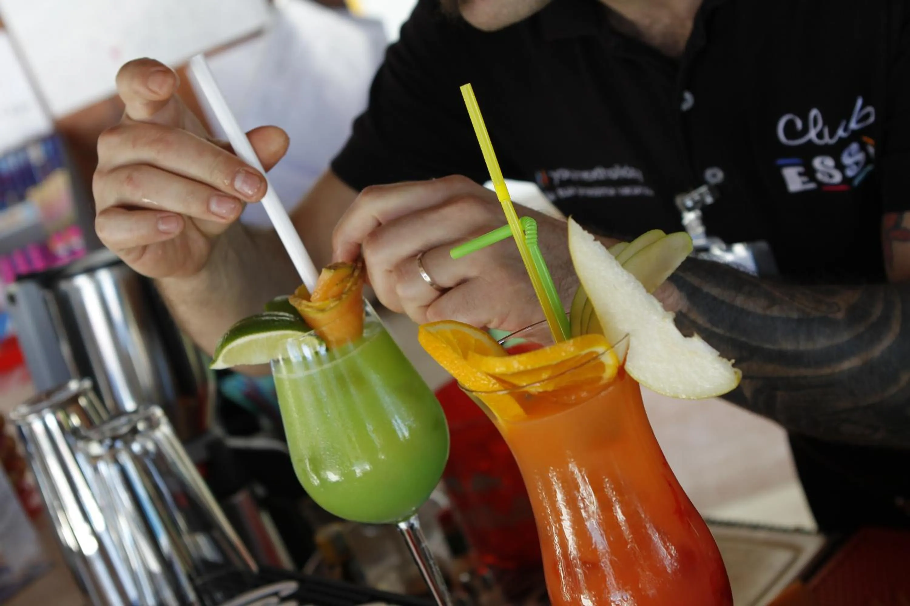 Decorative detail in Hotel Mediterraneo