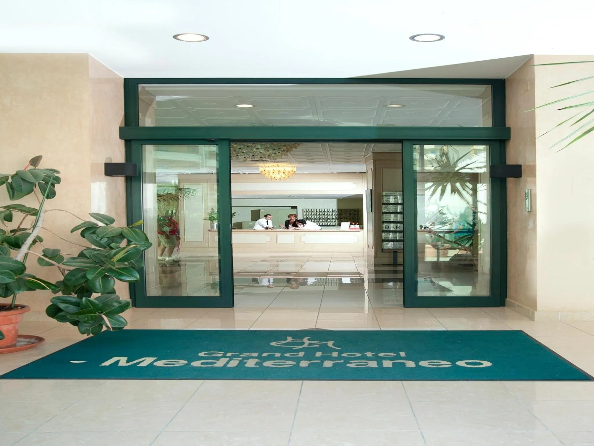 Lobby or reception in Hotel Mediterraneo