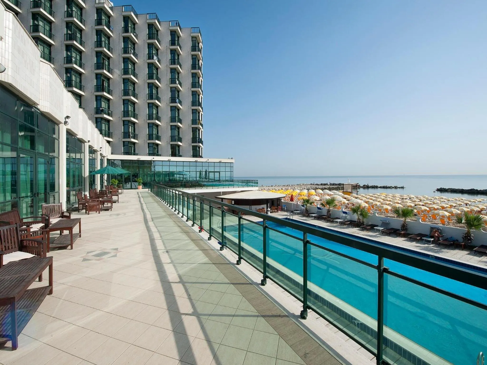 Balcony/Terrace in Hotel Mediterraneo