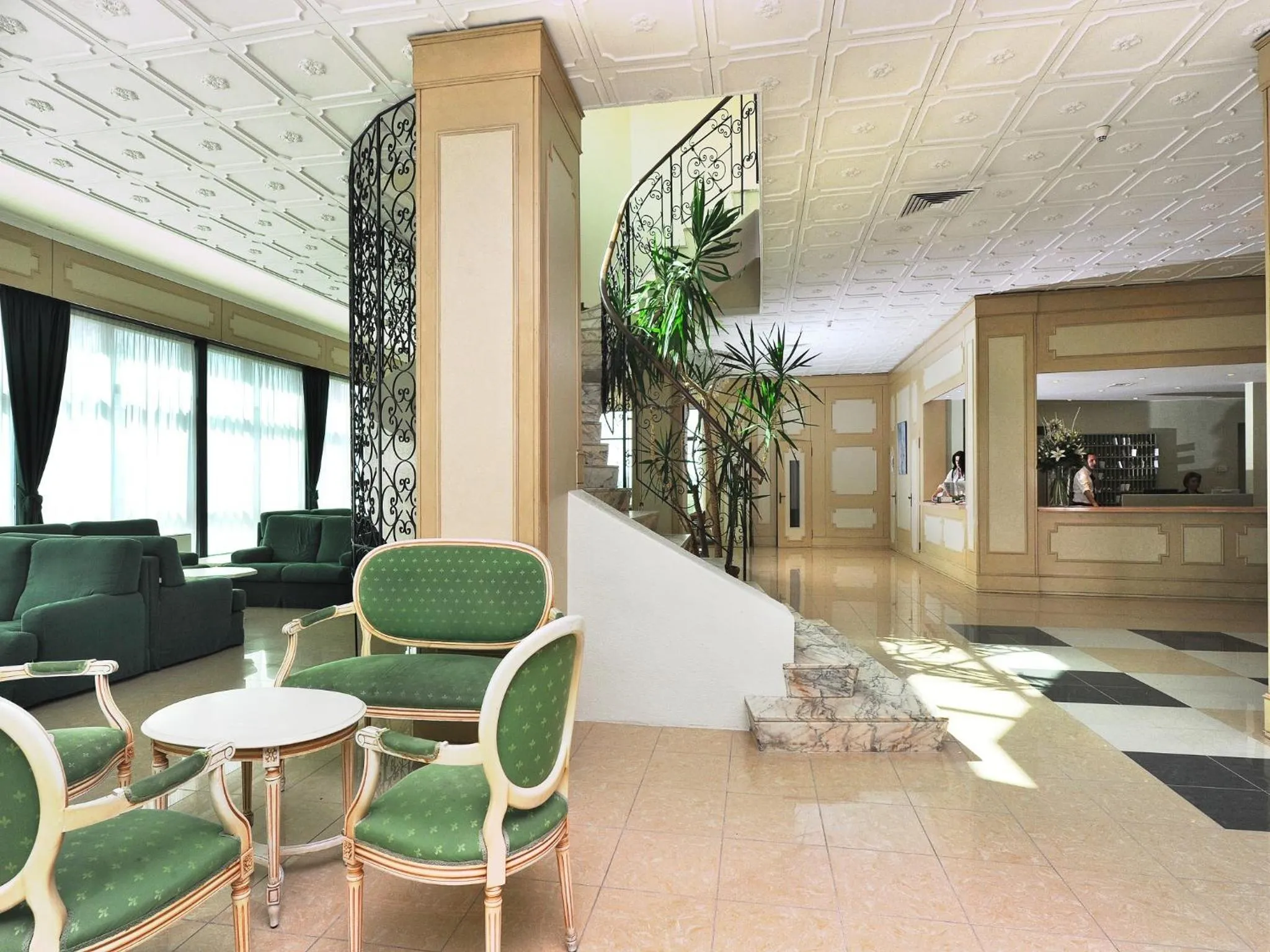 Lobby or reception in Hotel Mediterraneo