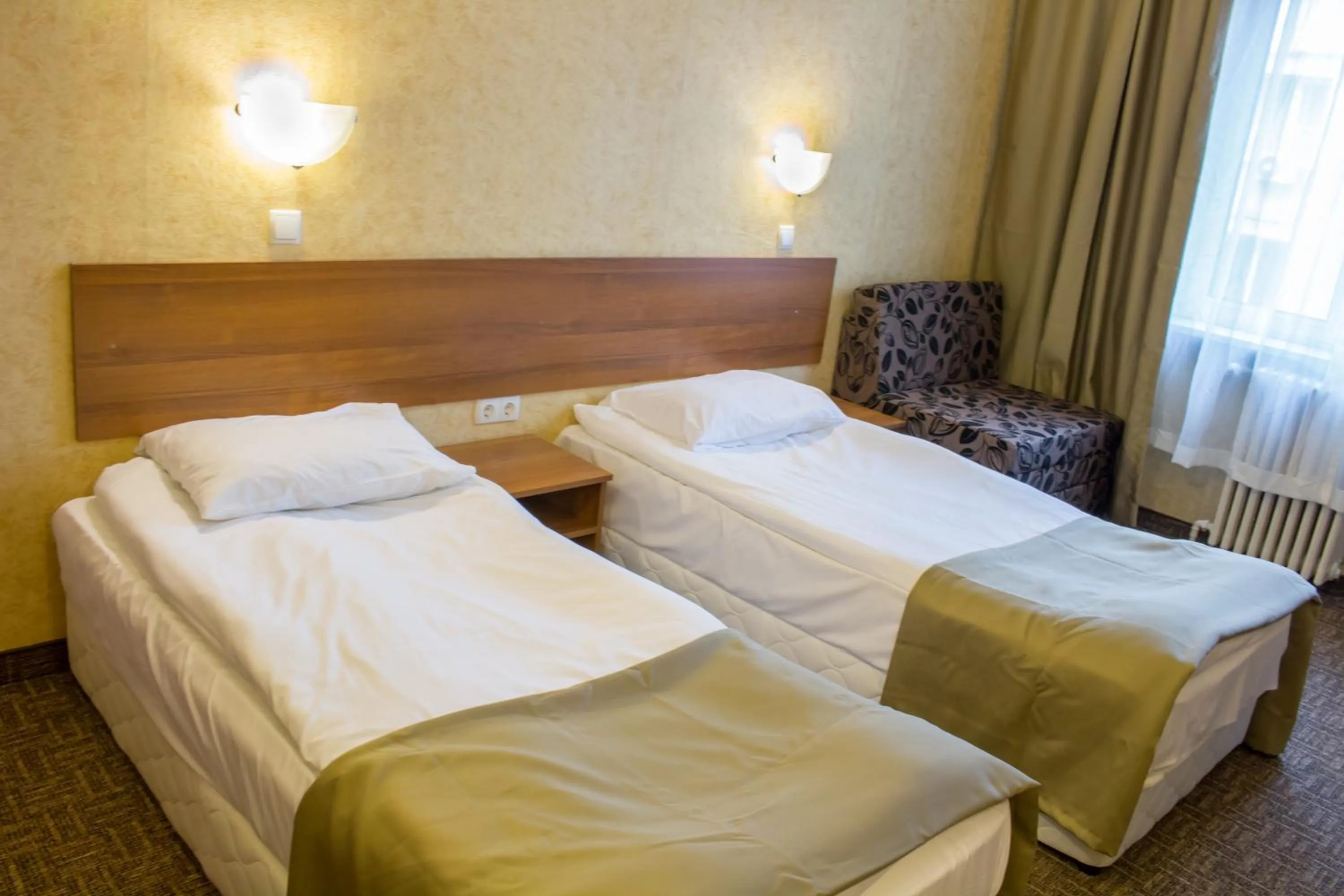 Photo of the whole room, Bed in Slavyanska Beseda Hotel
