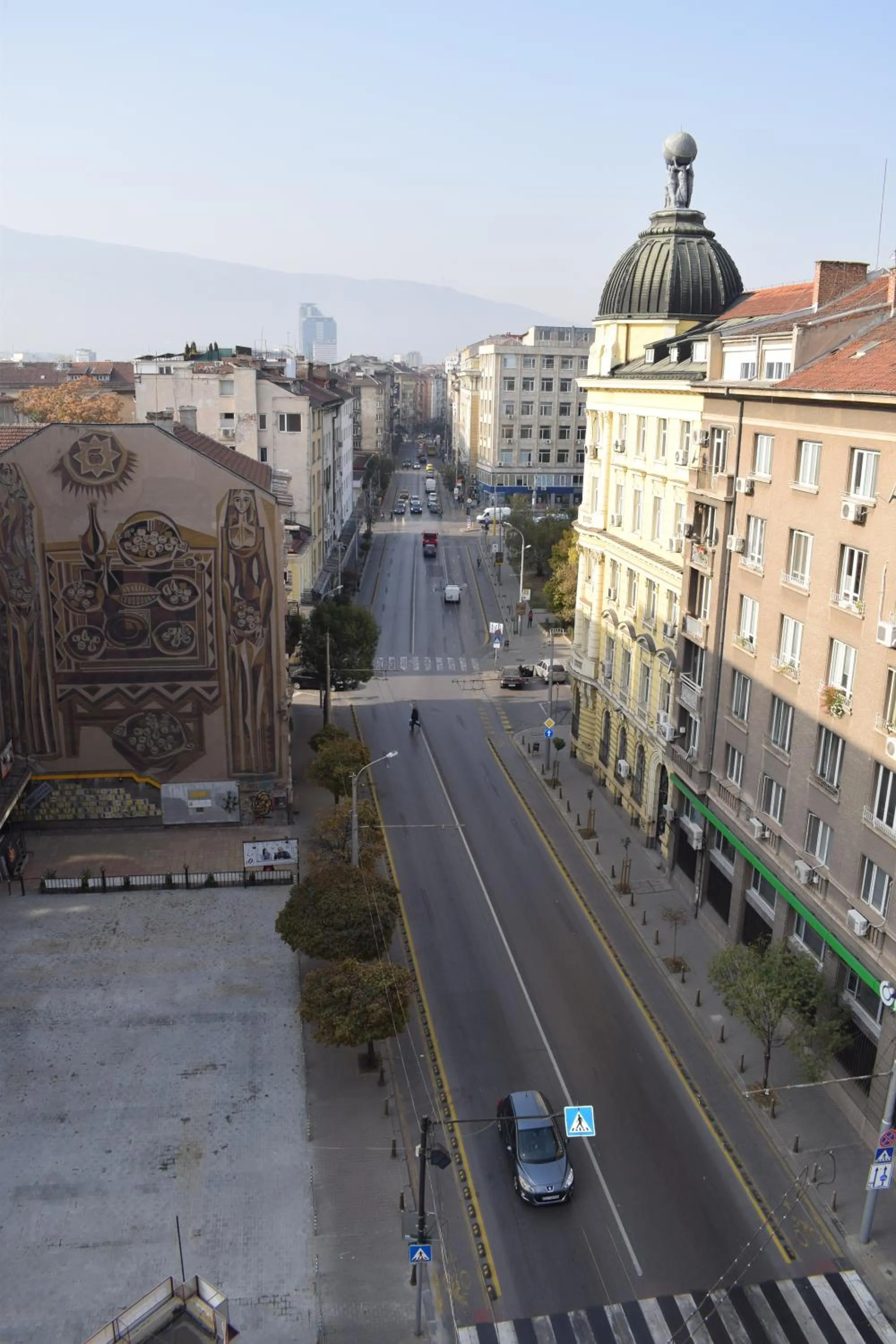 City view in Slavyanska Beseda Hotel