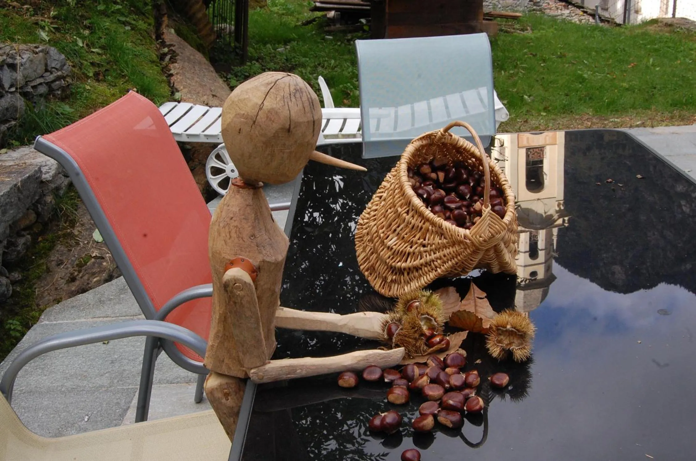 Garden in B&B Al Mulino