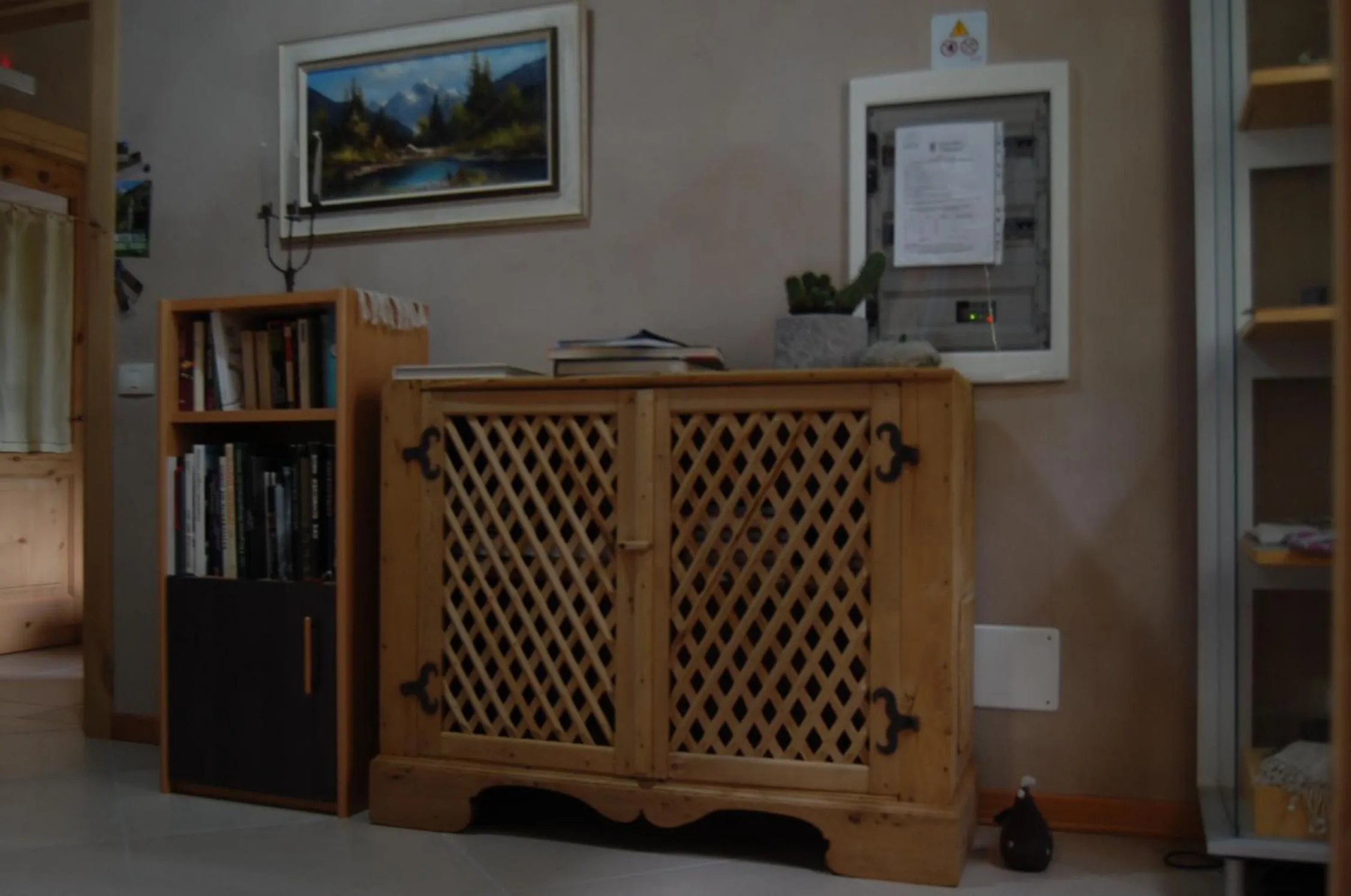 Library in B&B Al Mulino